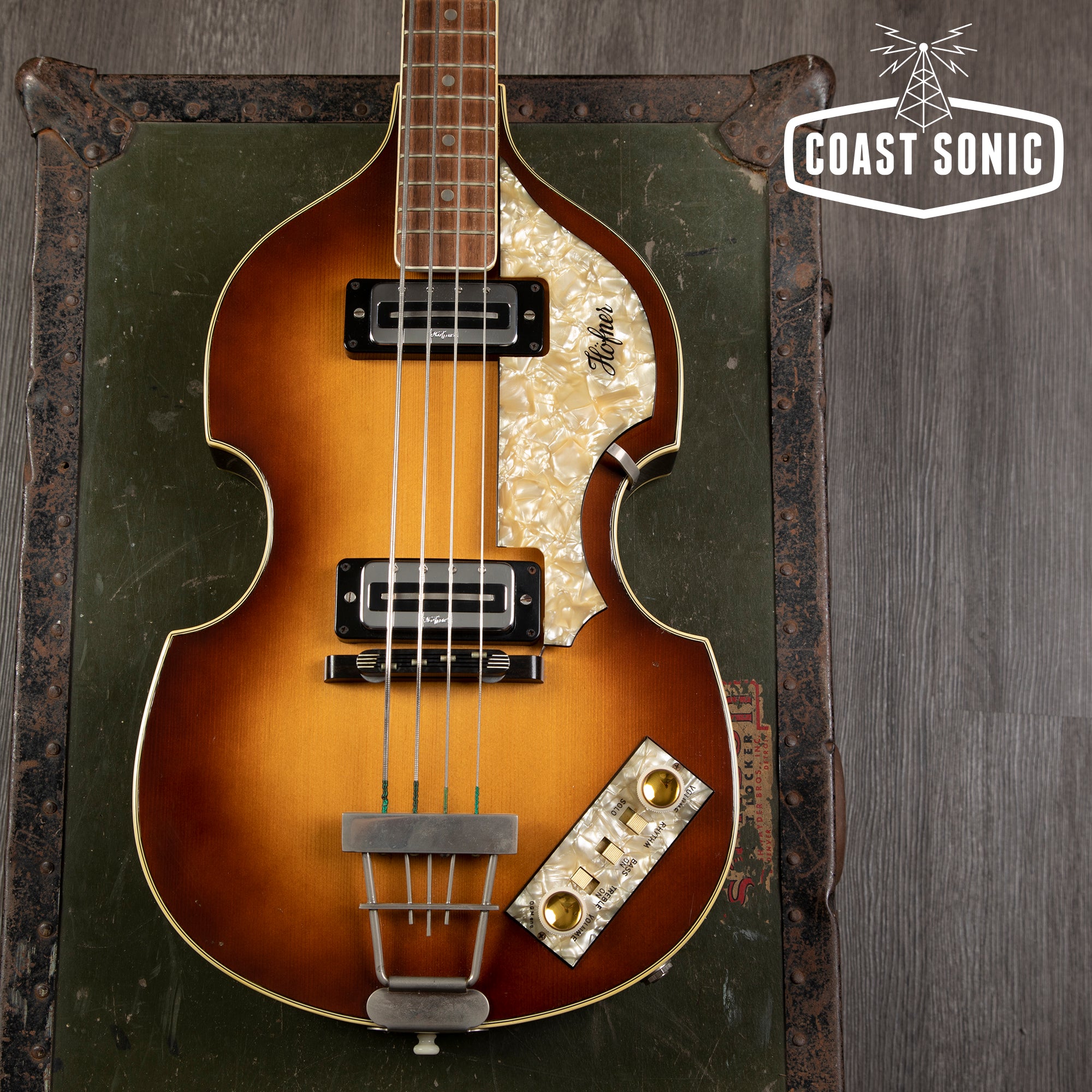 Vintage 1970 Hofner 500/1 Violin Bass Made in Germany Beatle Bass