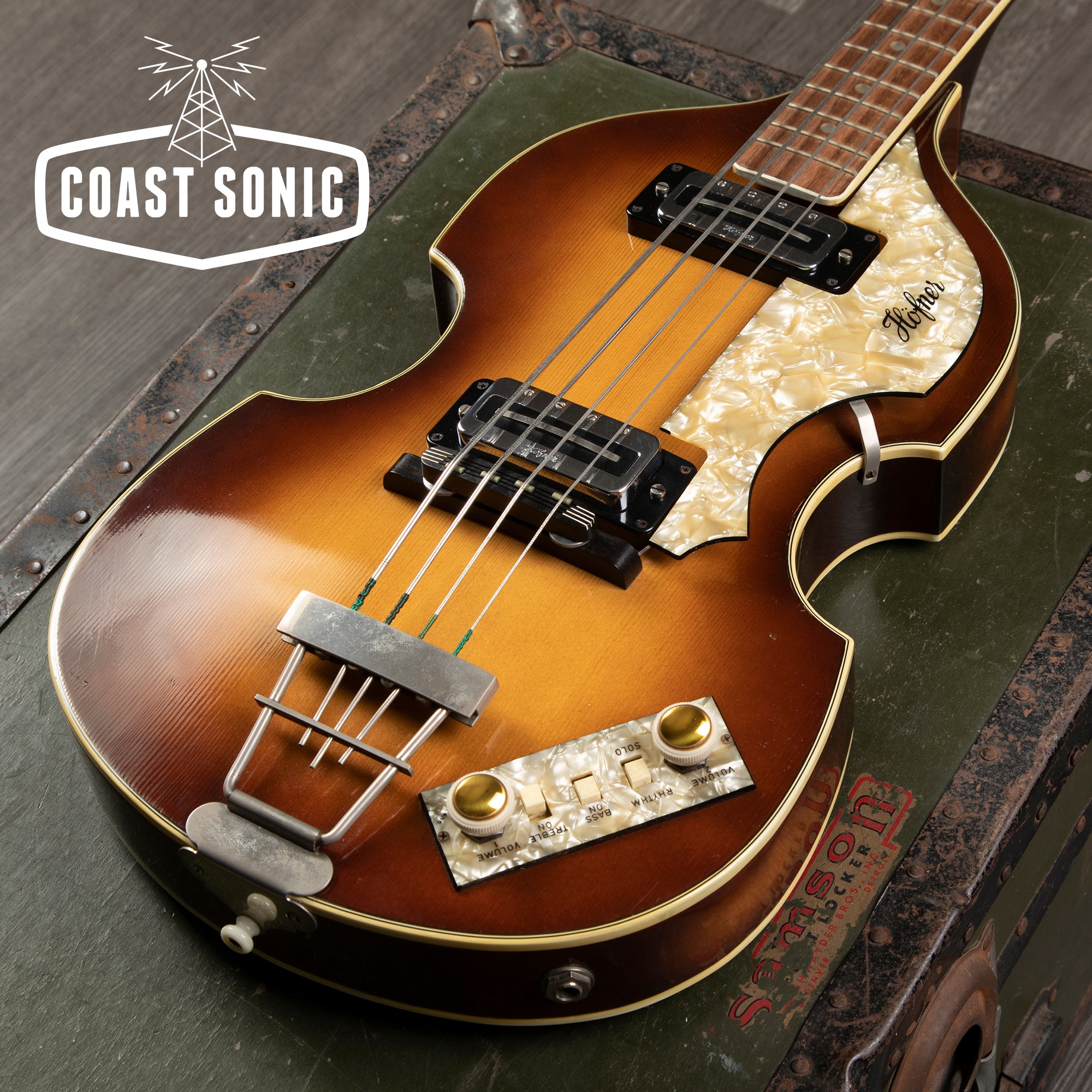 Vintage 1970 Hofner 500/1 Violin Bass Made in Germany Beatle Bass