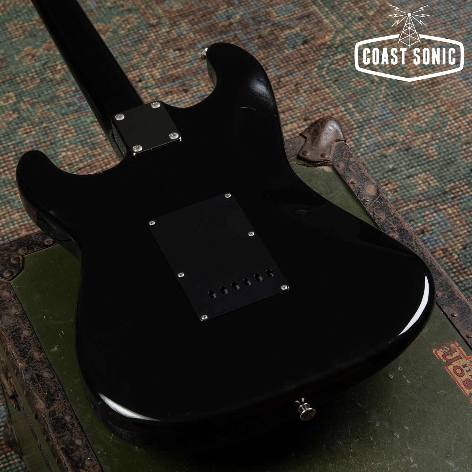 2007 Fender All Black '62 Reissue Stratocaster ST62-70AB Made in Japan