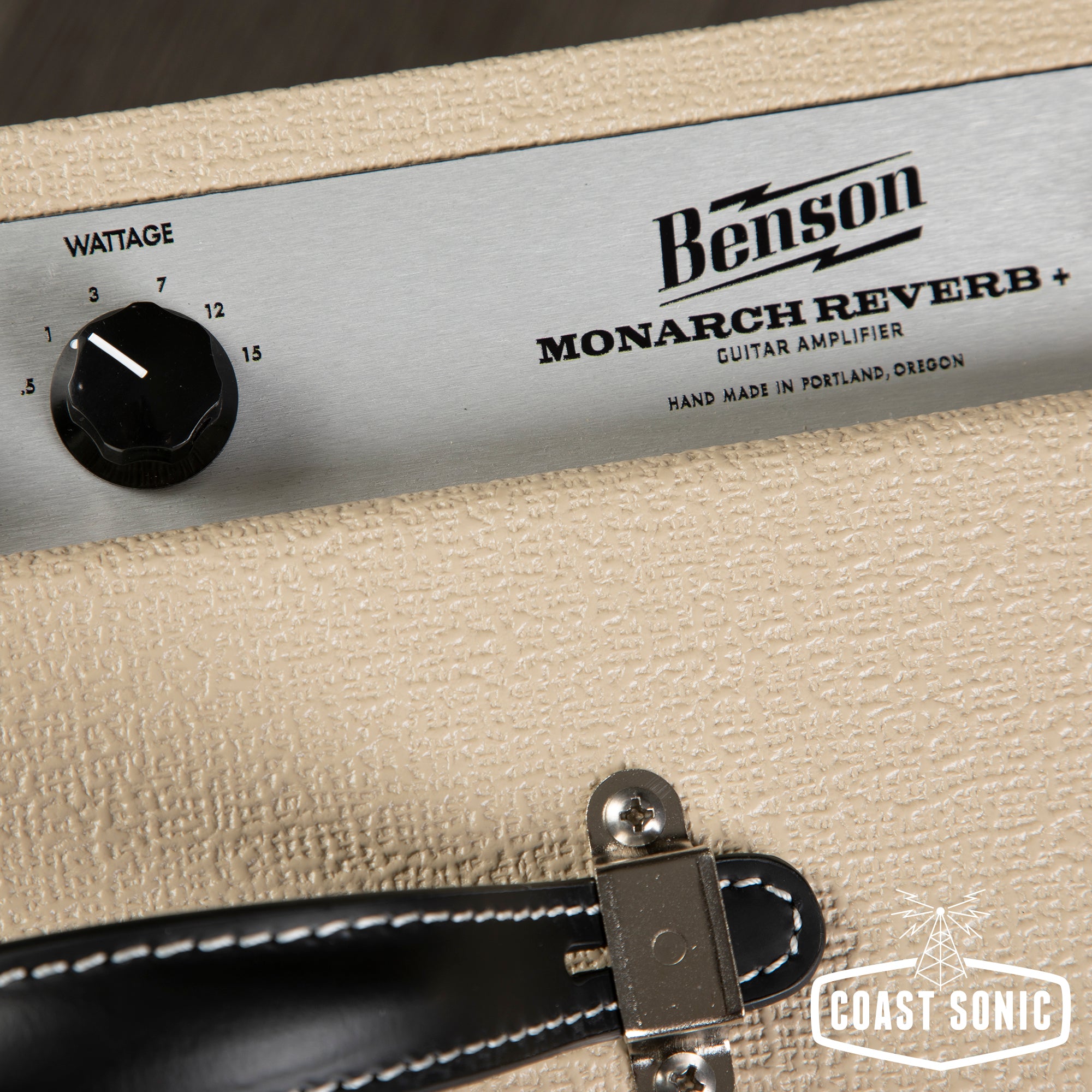 Benson Monarch Reverb+ with tube power scaling (blonde)