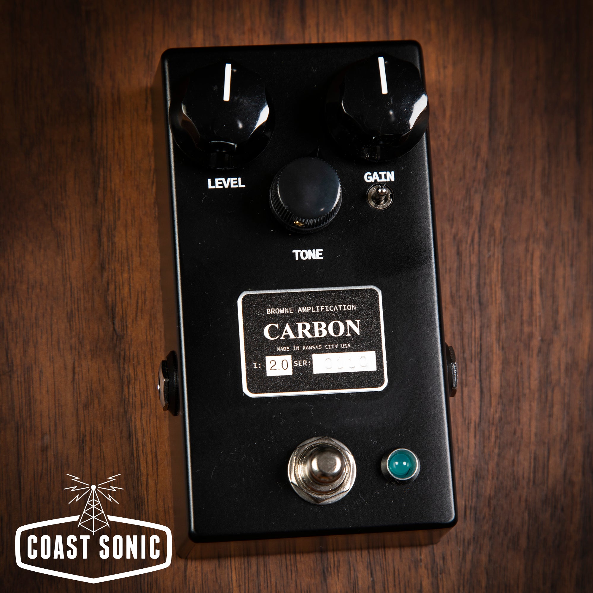 Browne Amplification Carbon Overdrive v2 Midnight Black