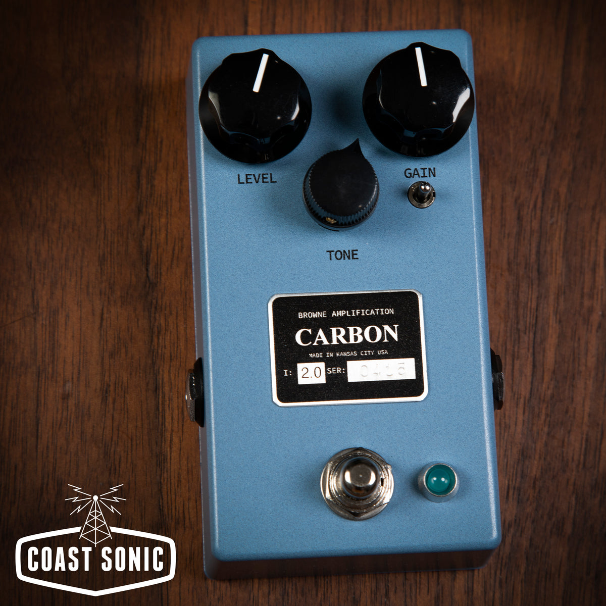 Browne Amplification Carbon Overdrive v2 Sky Blue