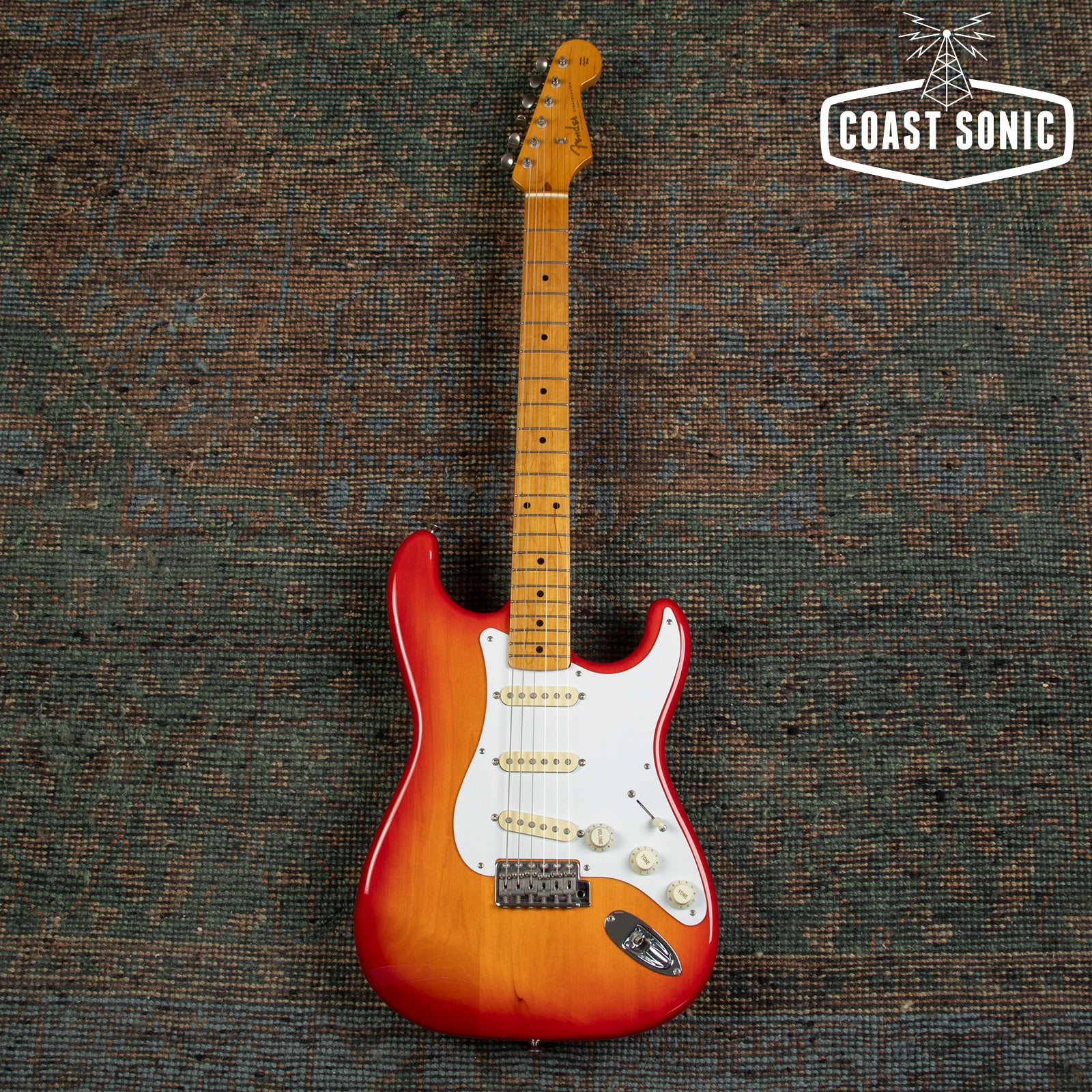 2012 Fender '57 Reissue Stratocaster ST57 Made in Japan - Cherry Sunburst