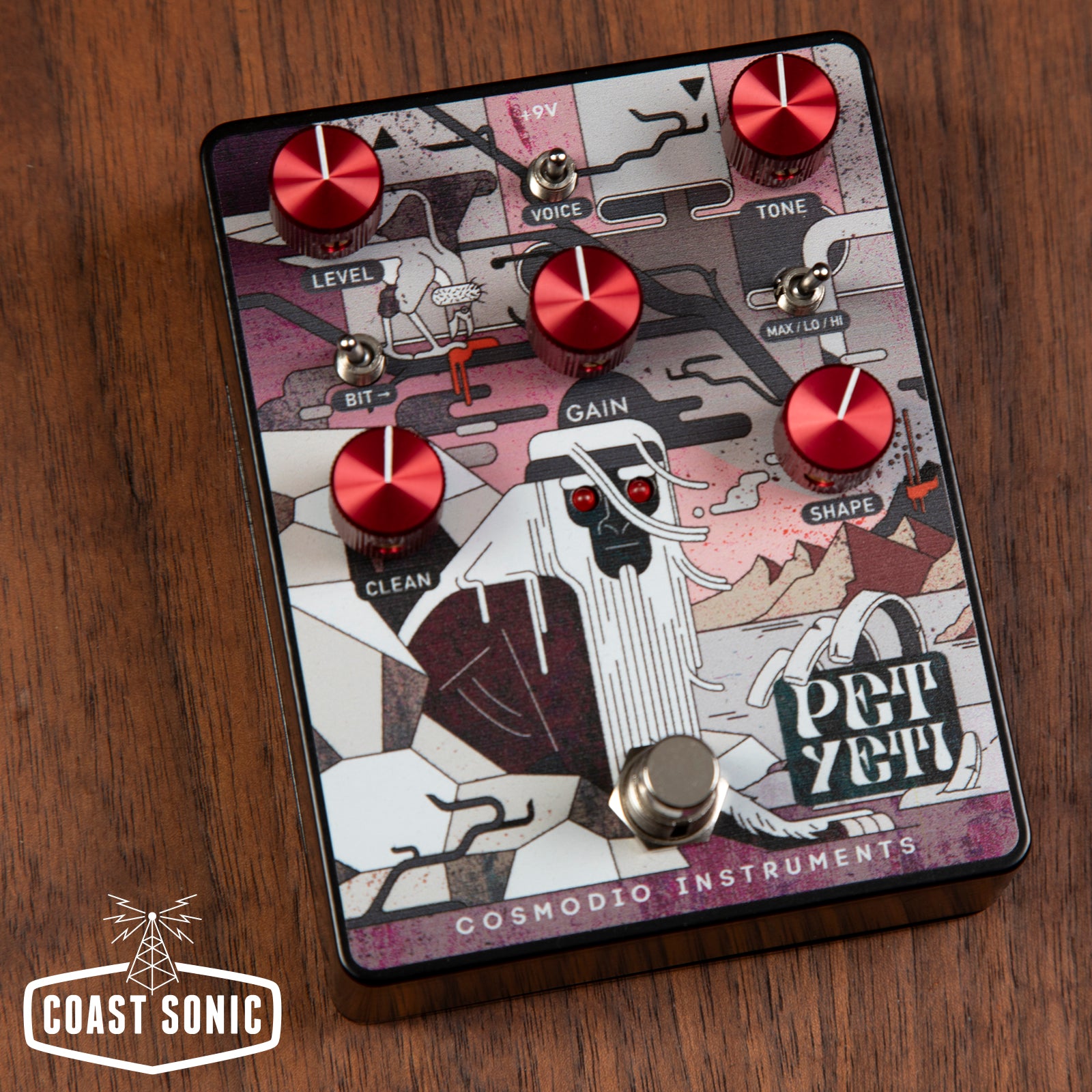 Cosmodio Instruments Pet Yeti Analog Distortion & Fuzz - "Dark Doomy Deathscape"