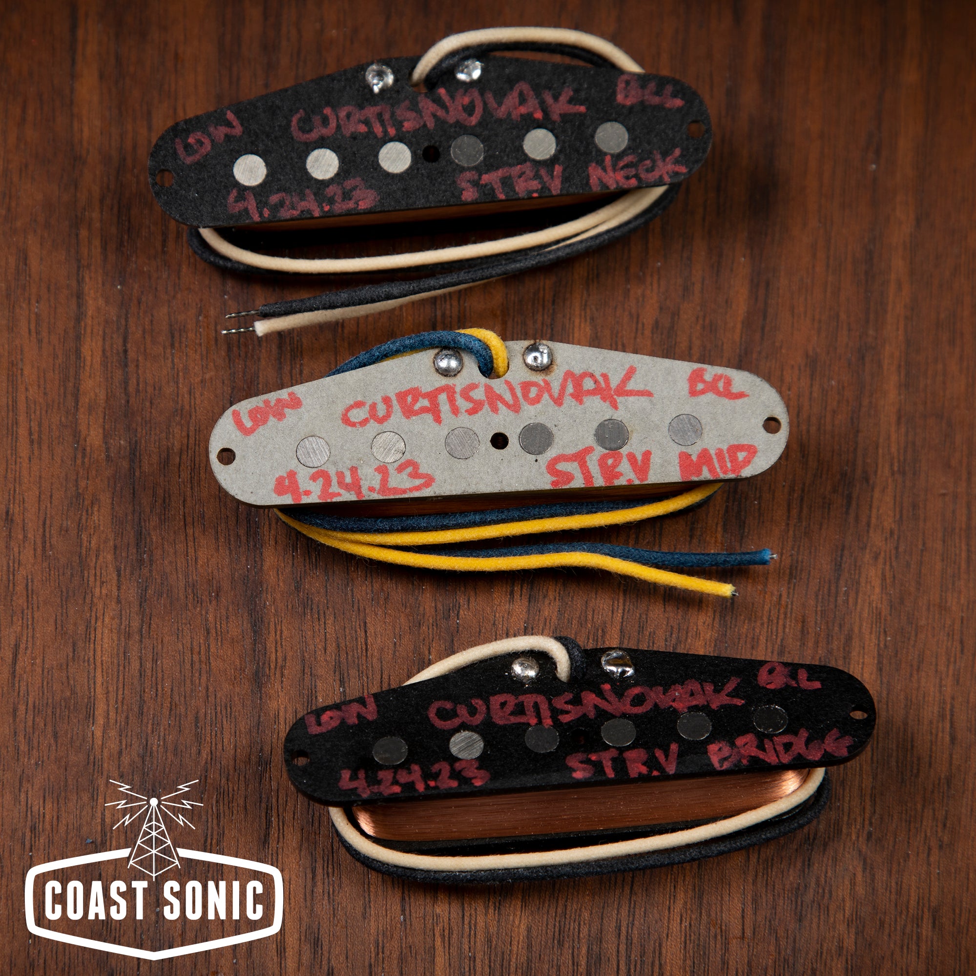 Curtis Novak Stratocaster Strat-V Pickup Set low wind