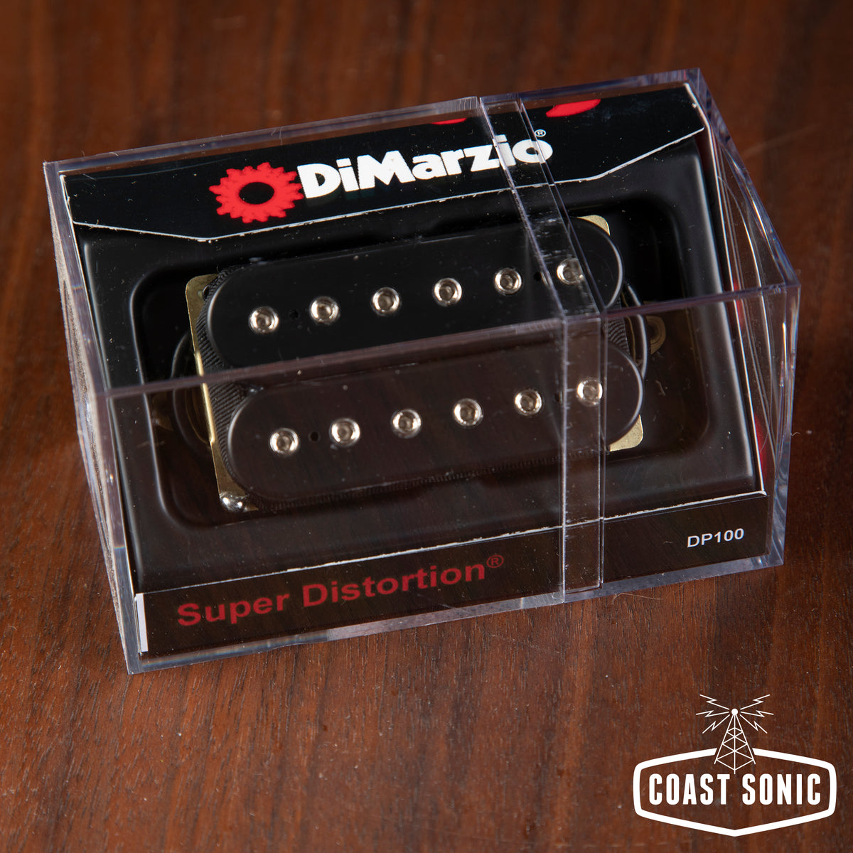 DiMarzio DP100FBK Super Distortion Pickup - High Output Guitar Pickup With Coil Splitting