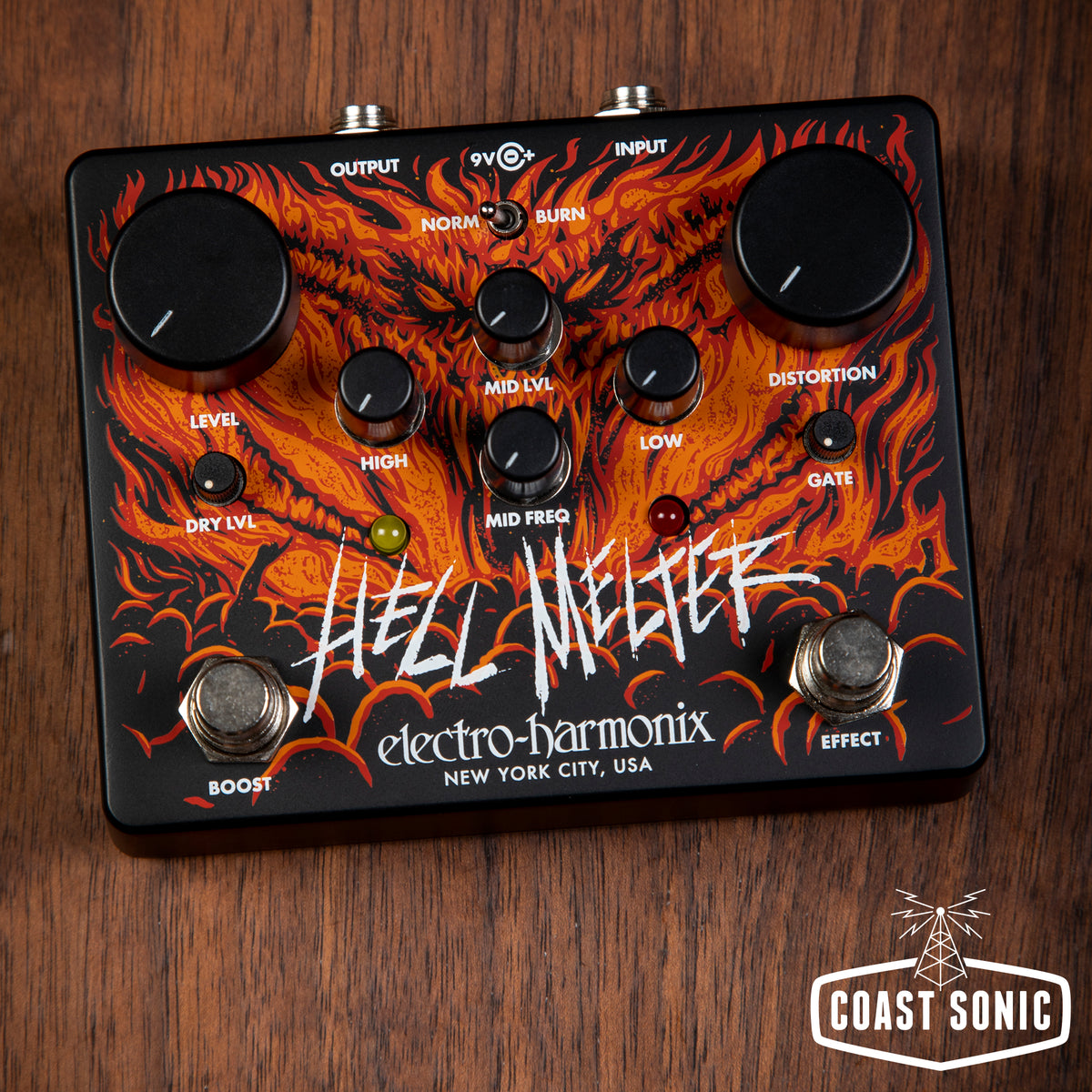 hellmouth pedal Electro-Harmonix Hell Melter Advanced Metal Distortion
