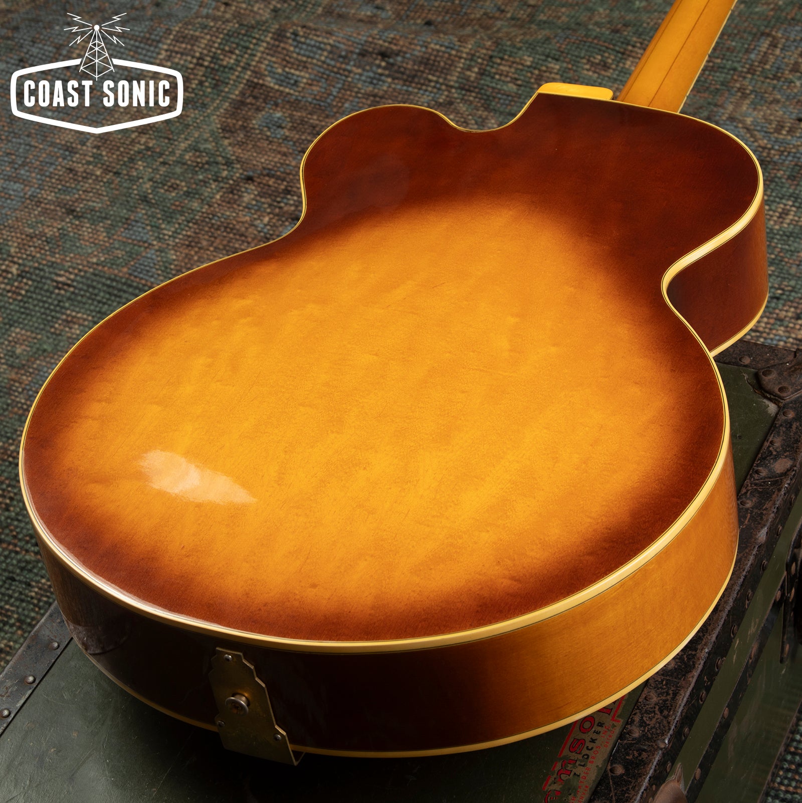 Vintage 1976 Epiphone Emperor Blue Label Made in Japan