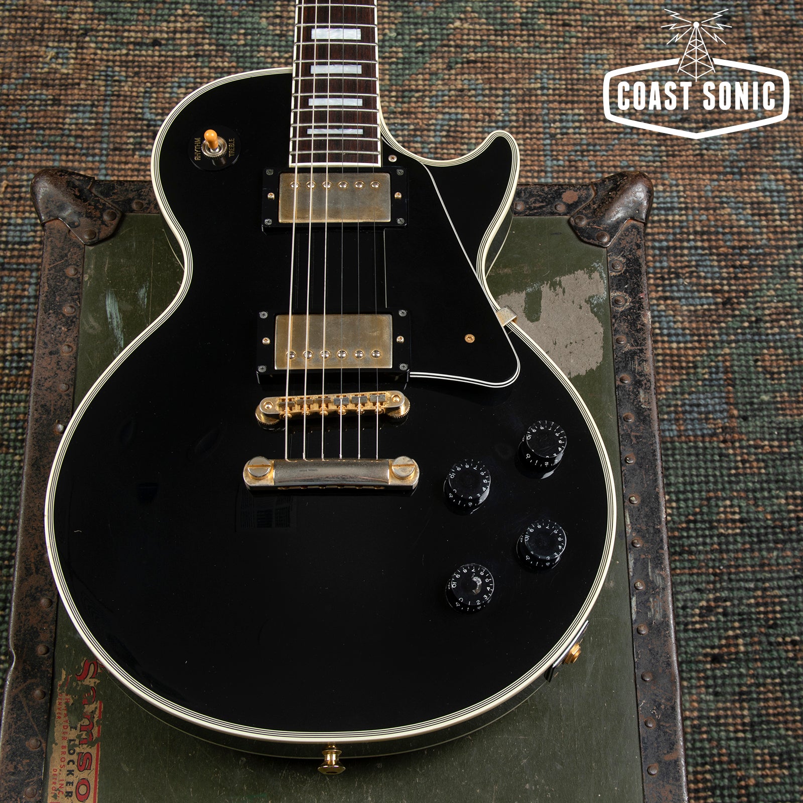 2001 Epiphone by Gibson Les Paul Custom LPC-80 Made in Japan Fujigen