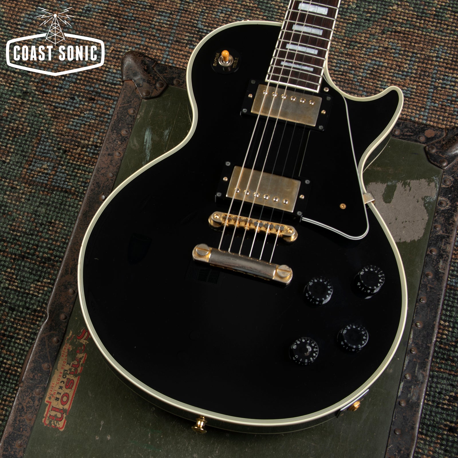 2001 Epiphone by Gibson Les Paul Custom LPC-80 Made in Japan Fujigen