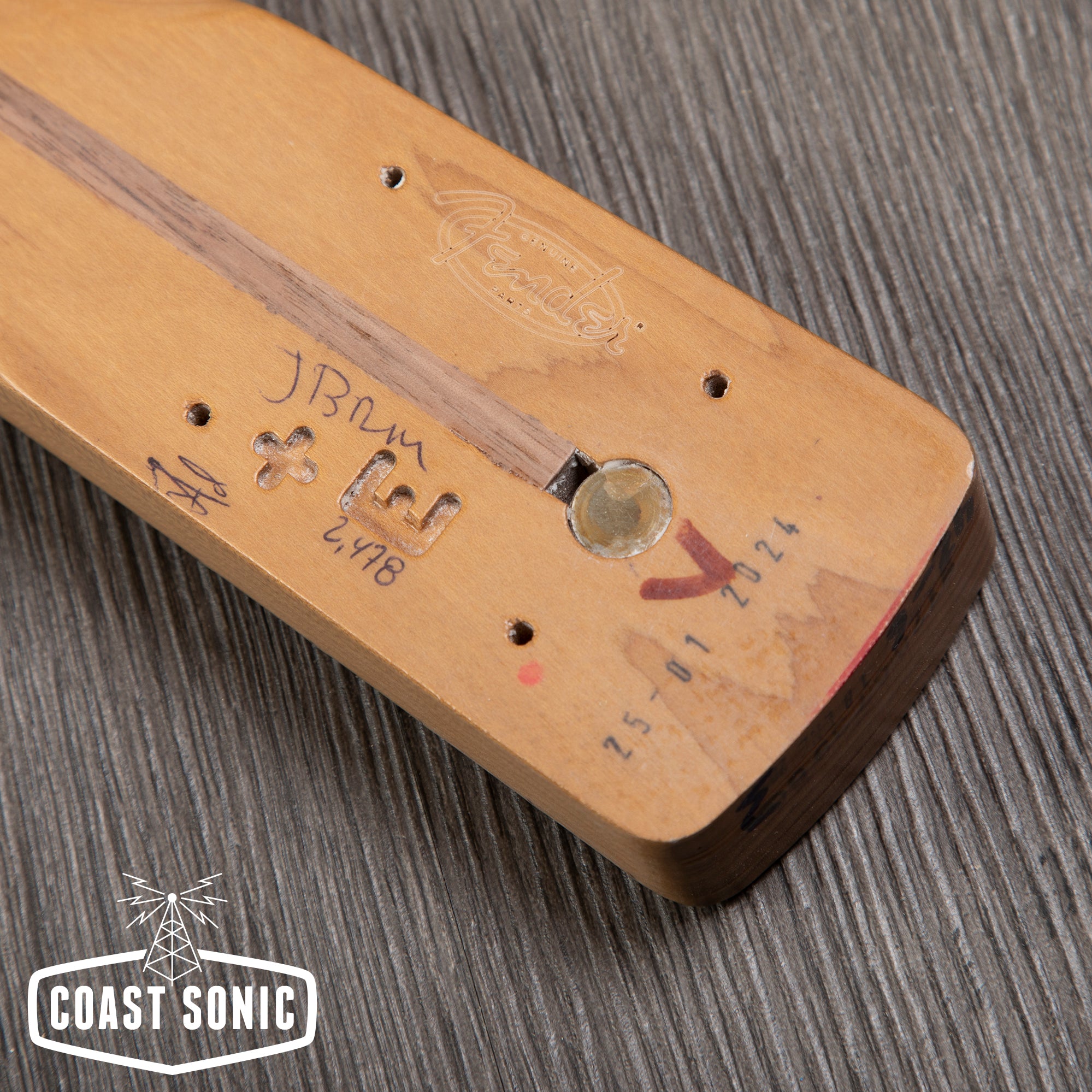 Fender Satin Roasted Maple Jazz Bass Neck