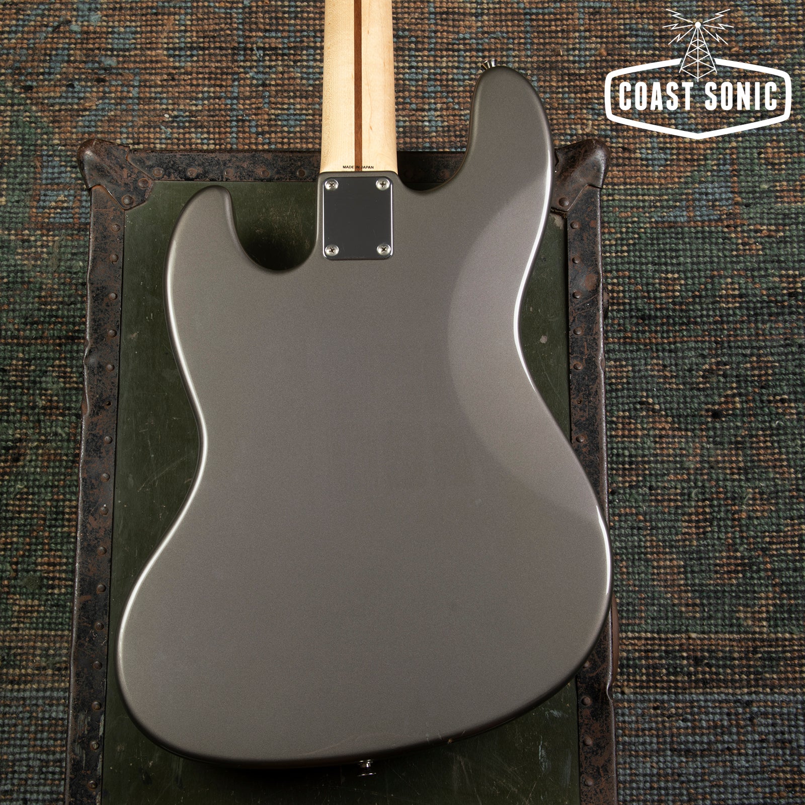 2010 Fender Aerodyne Jazz Bass PJ Made in Japan - Dolphin Grey w/ Matching Headstock