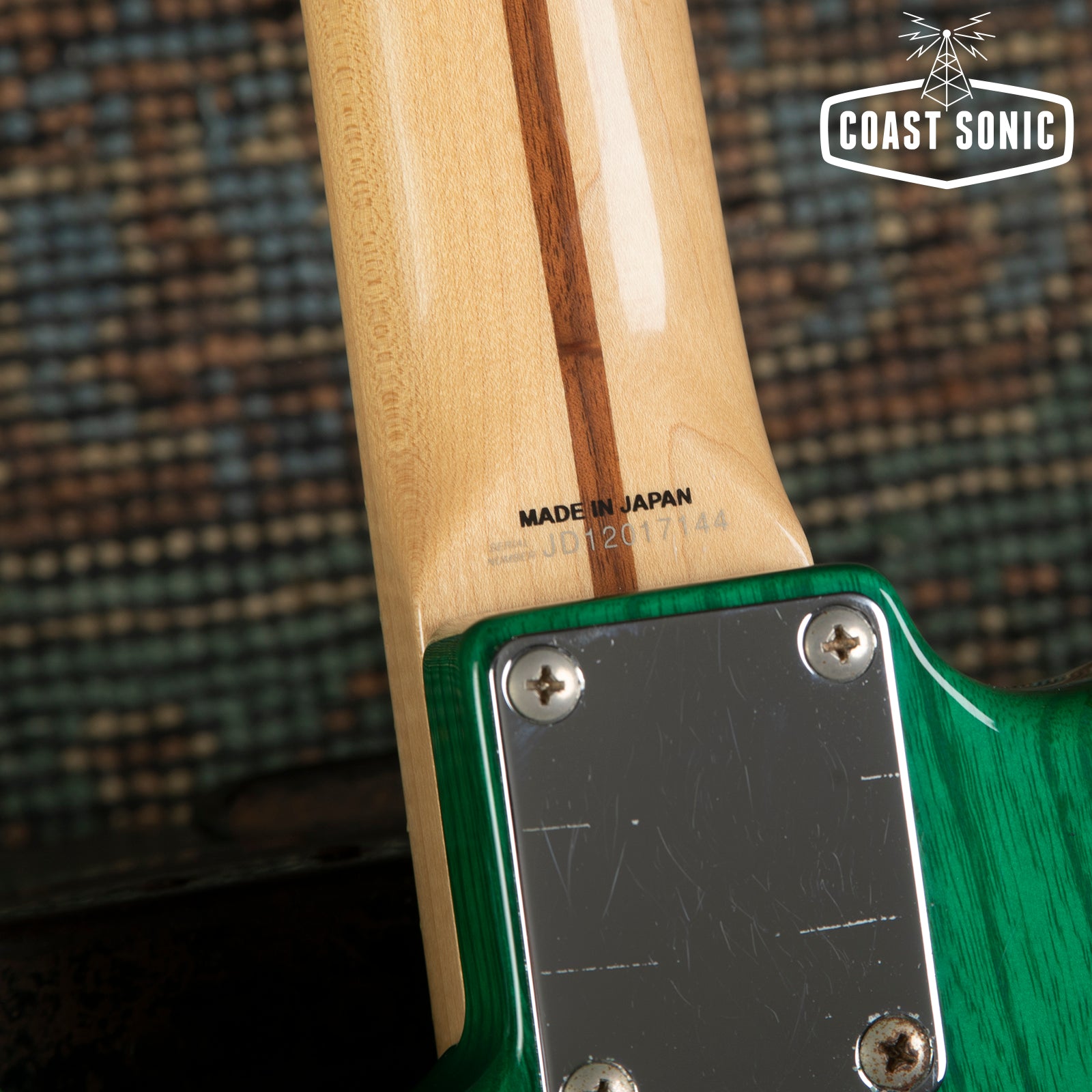 2012 Fender ST57 Ash Stratocaster Transparent Green MIJ - 22 Frets