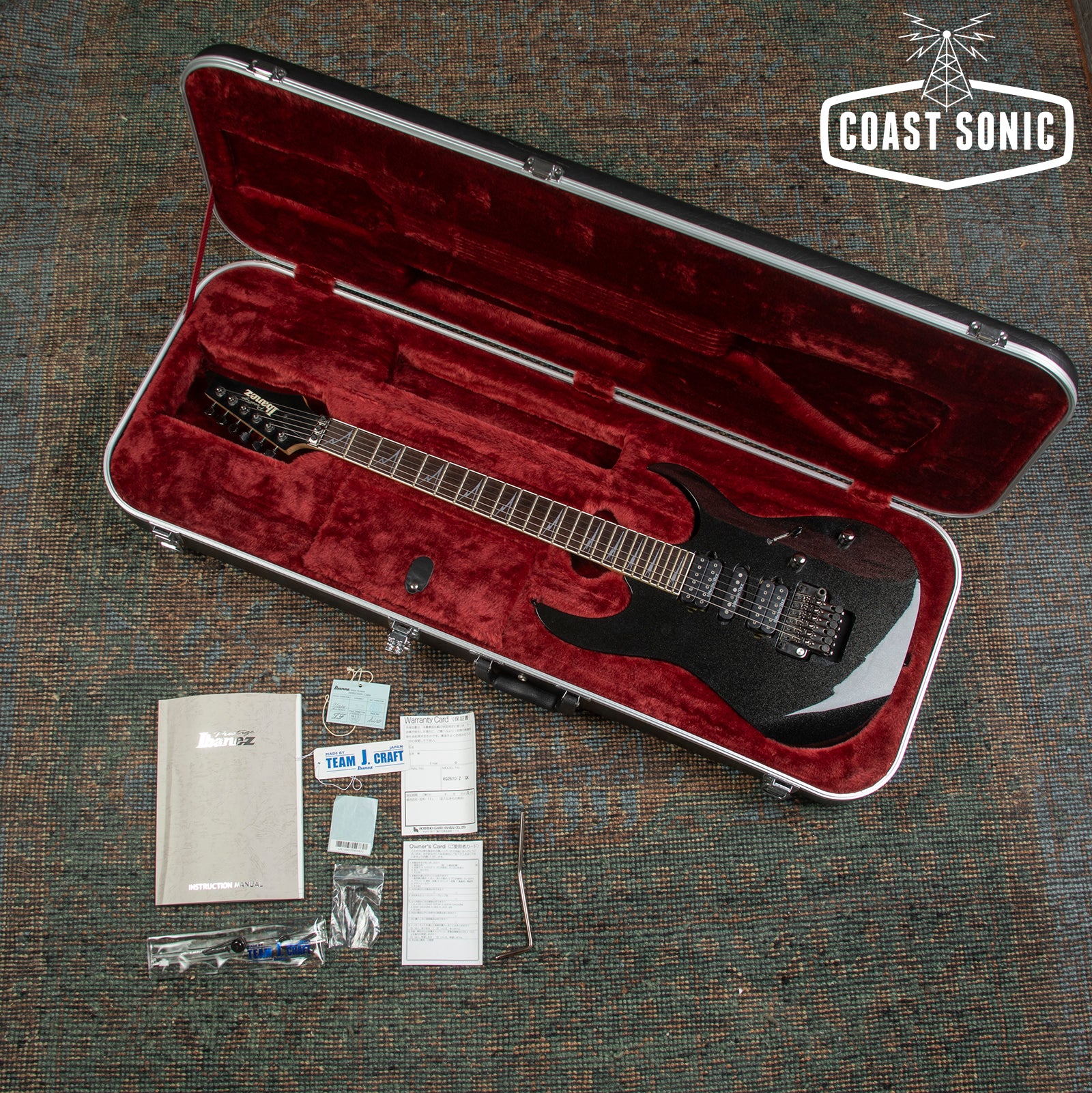2008 Ibanez J. Craft Prestige RG2670Z-GK Made in Japan - Galaxy Black