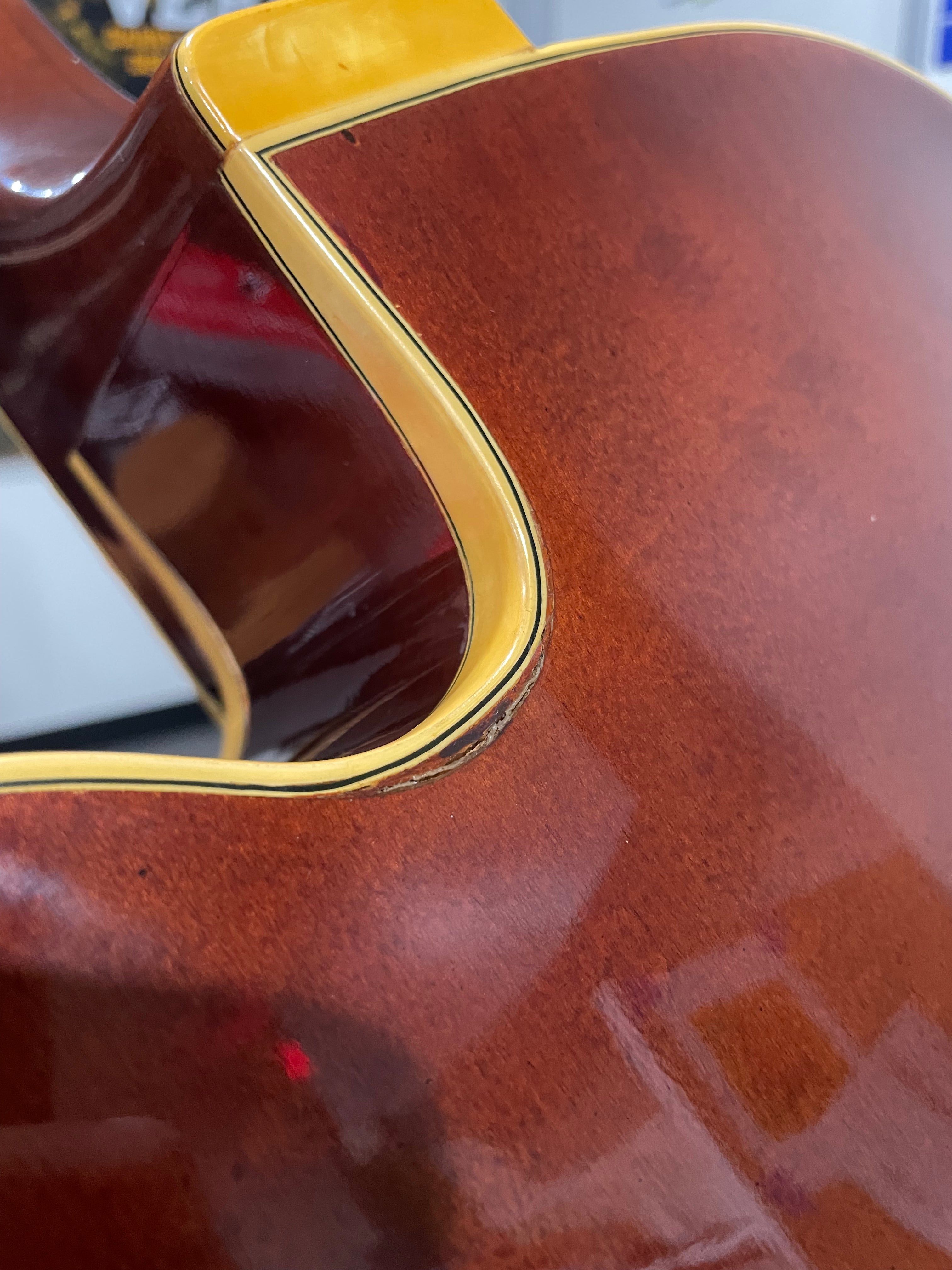 Vintage 1976 Epiphone Emperor Blue Label Made in Japan