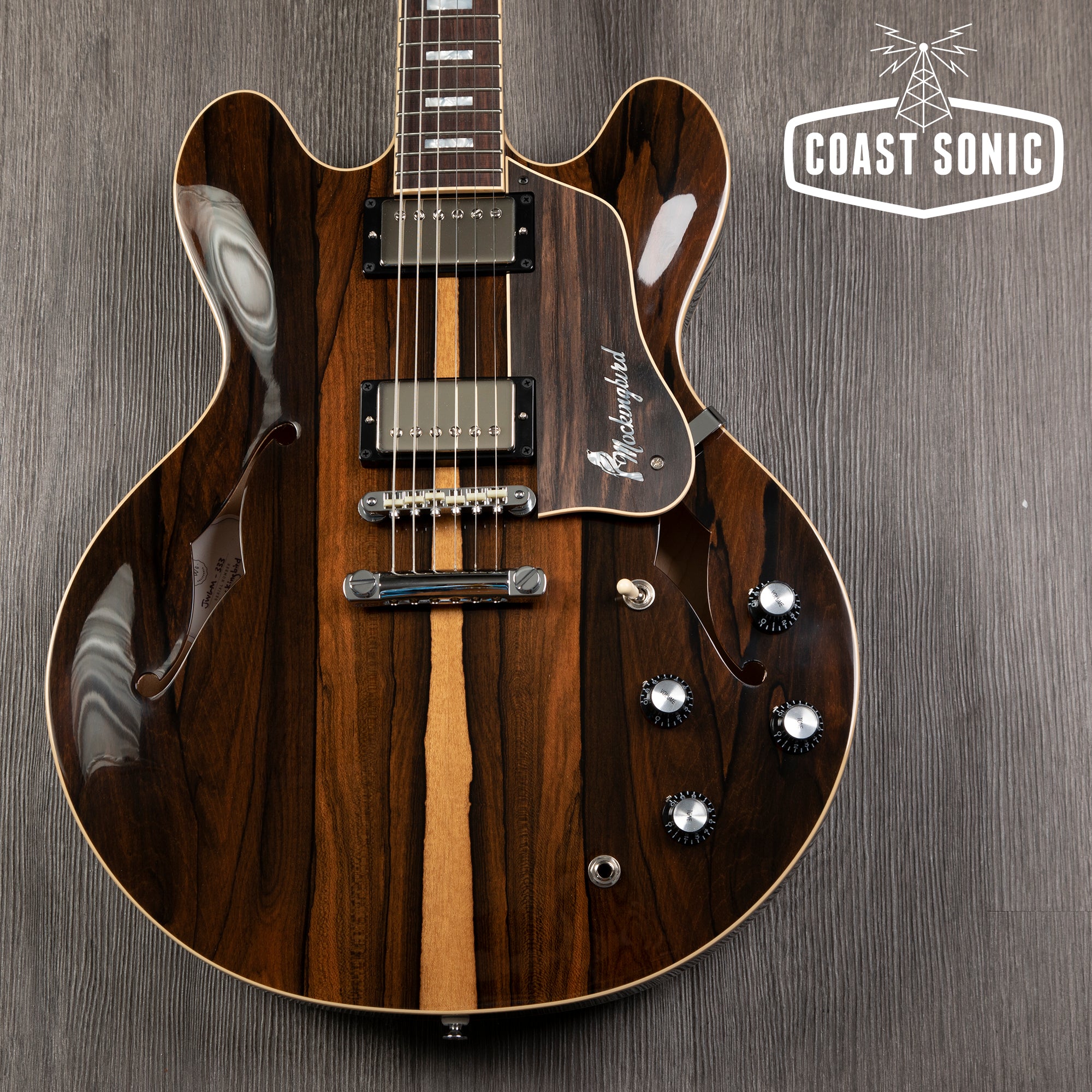 Josh Williams Guitars Mockingbird Zircote Top, Ron Ellis pickups