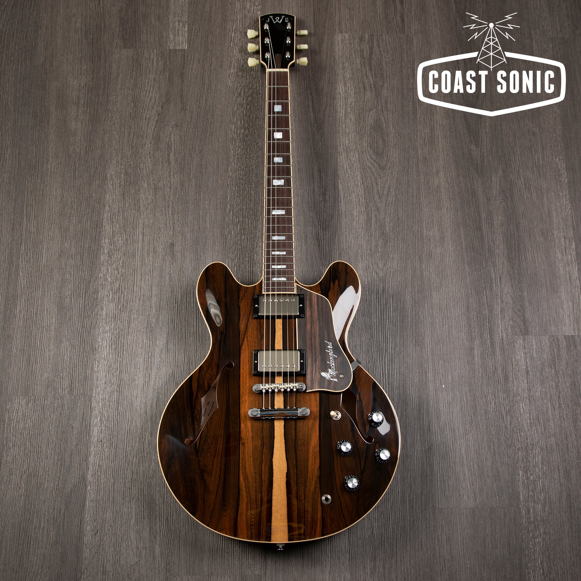 Josh Williams Guitars Mockingbird Zircote Top, Ron Ellis pickups