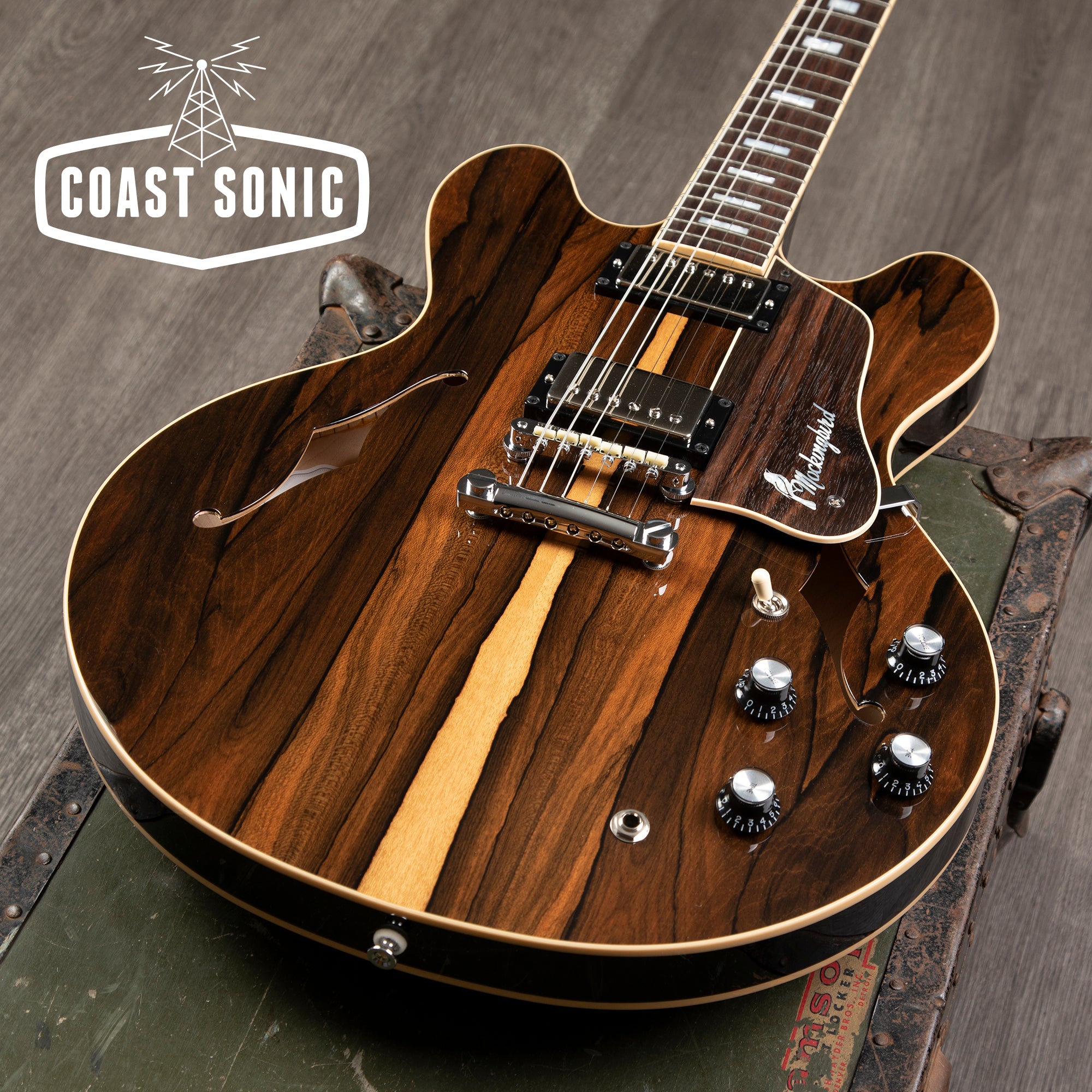 Josh Williams Guitars Mockingbird Zircote Top, Ron Ellis pickups