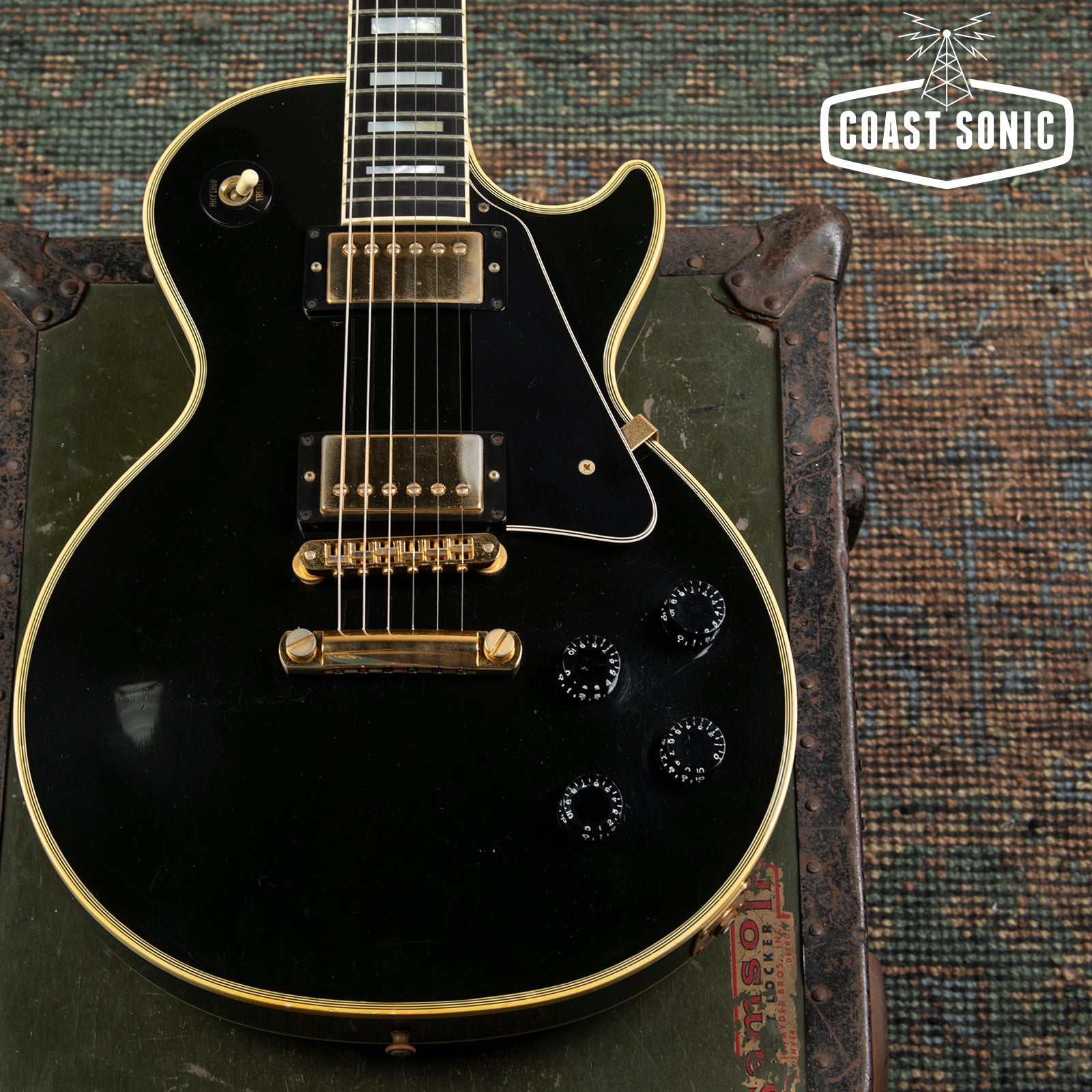 1998 Gibson Les Paul Custom Black Beauty w/ case *All Original