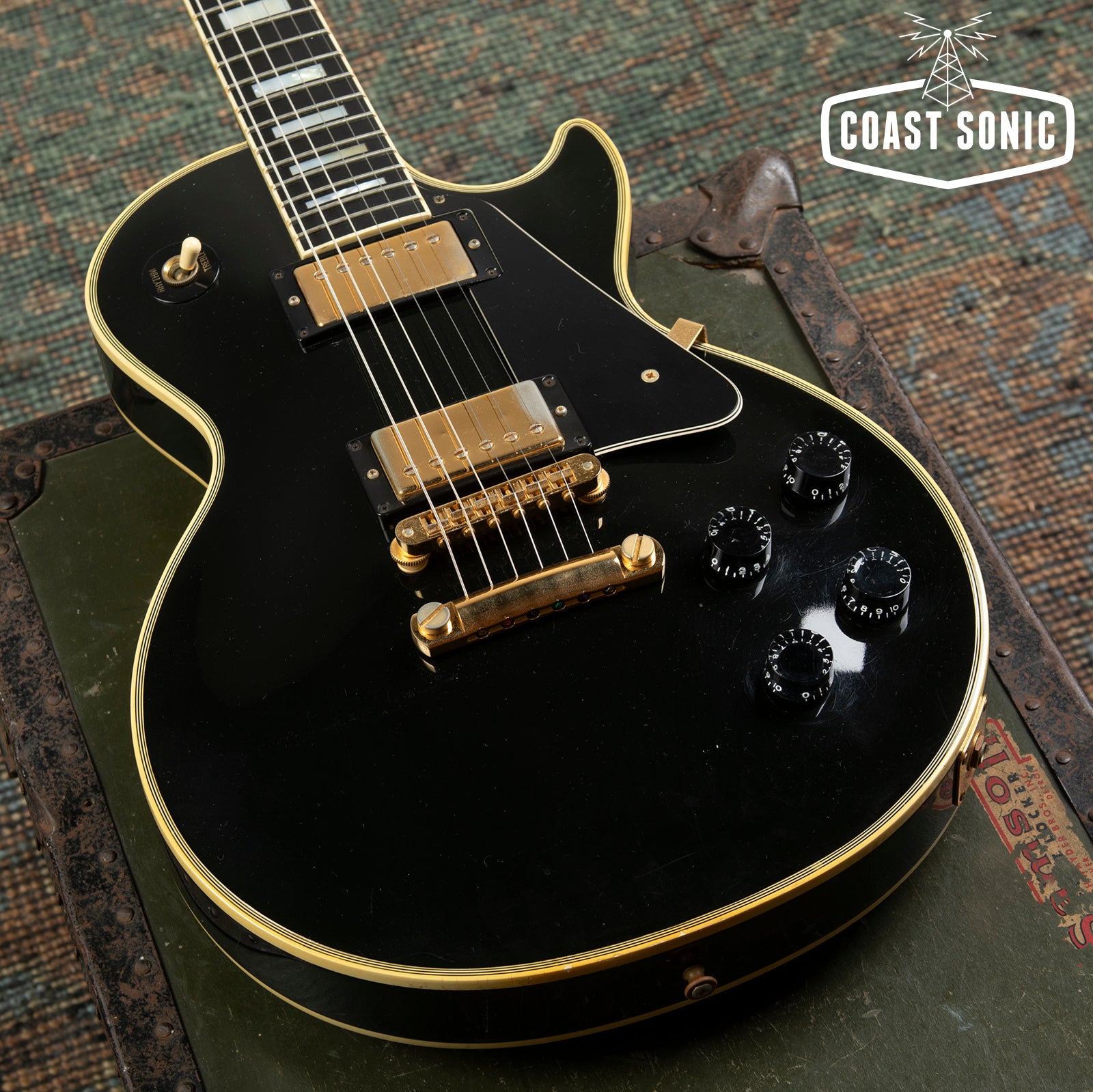 1998 Gibson Les Paul Custom Black Beauty w/ case *All Original