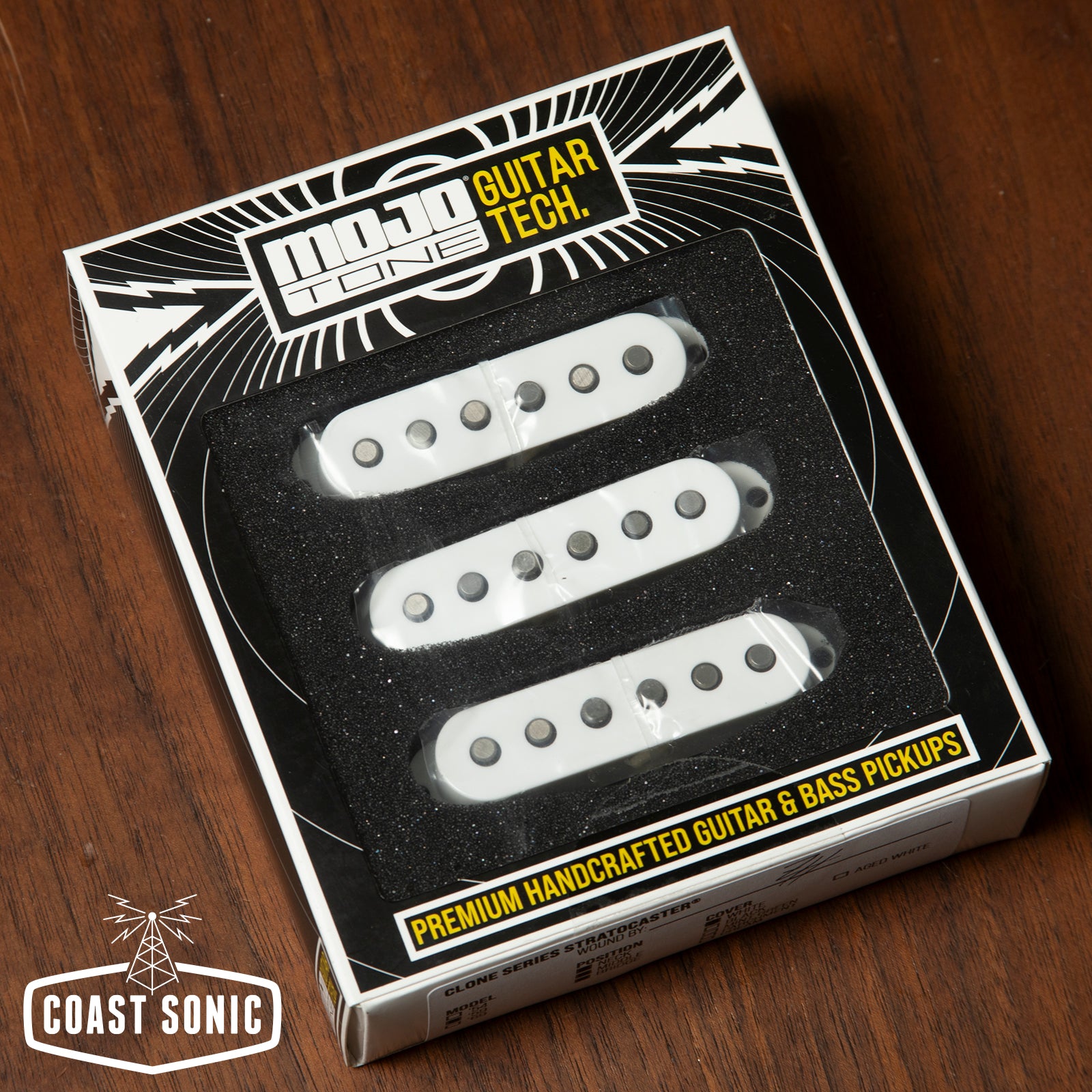 Mojotone '59 Clone Strat Pickup Set - White