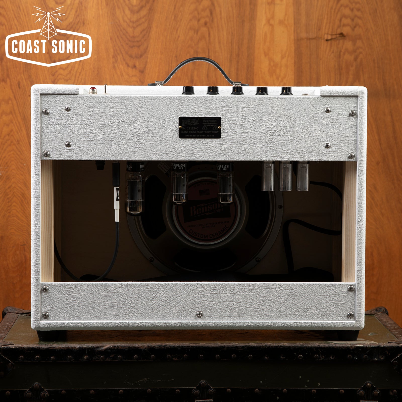 Benson Monarch Reverb+ with tube power scaling (White)