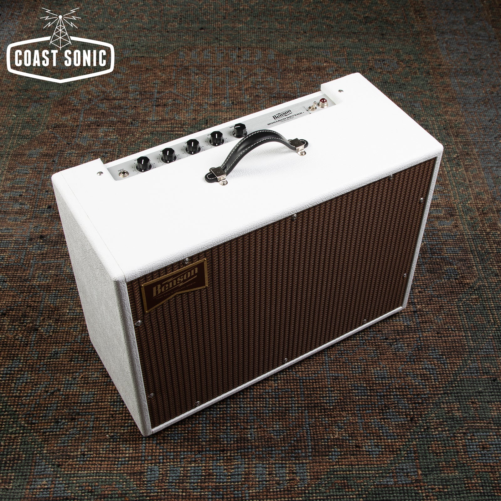 Benson Monarch Reverb+ with tube power scaling (White)