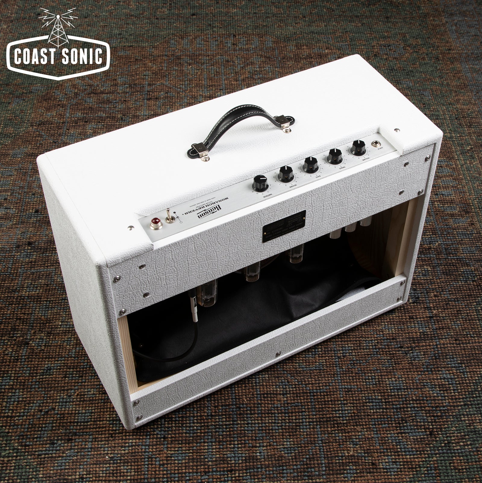 Benson Monarch Reverb+ with tube power scaling (White)