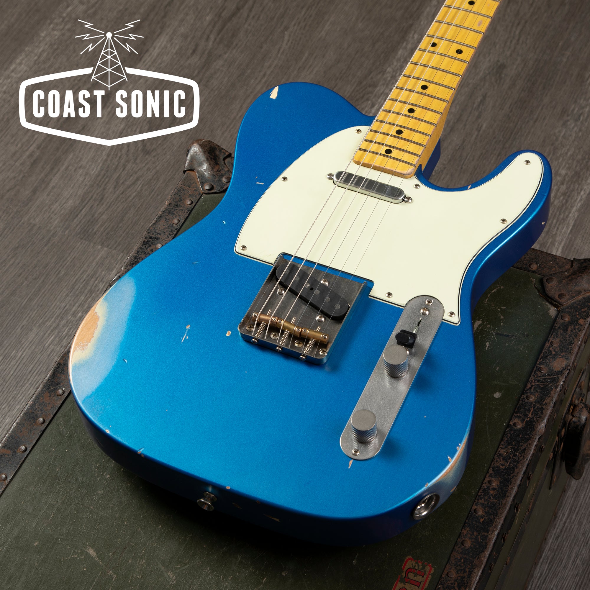 Nash Guitars T-57 Lake Placid Blue medium aging