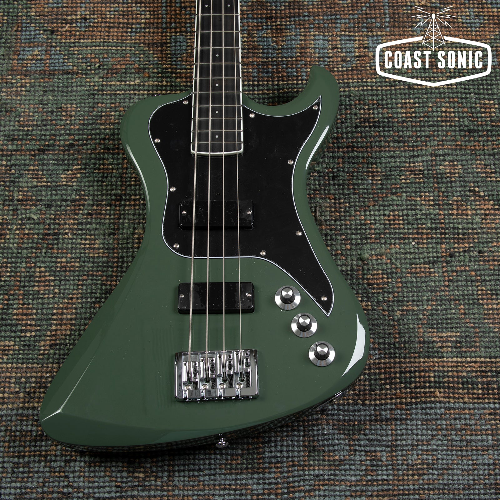 Dunable Guitars R2 DE Bass - Olive Green
