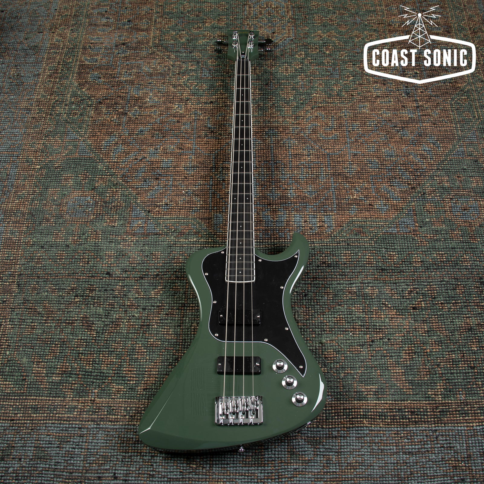 Dunable Guitars R2 DE Bass - Olive Green