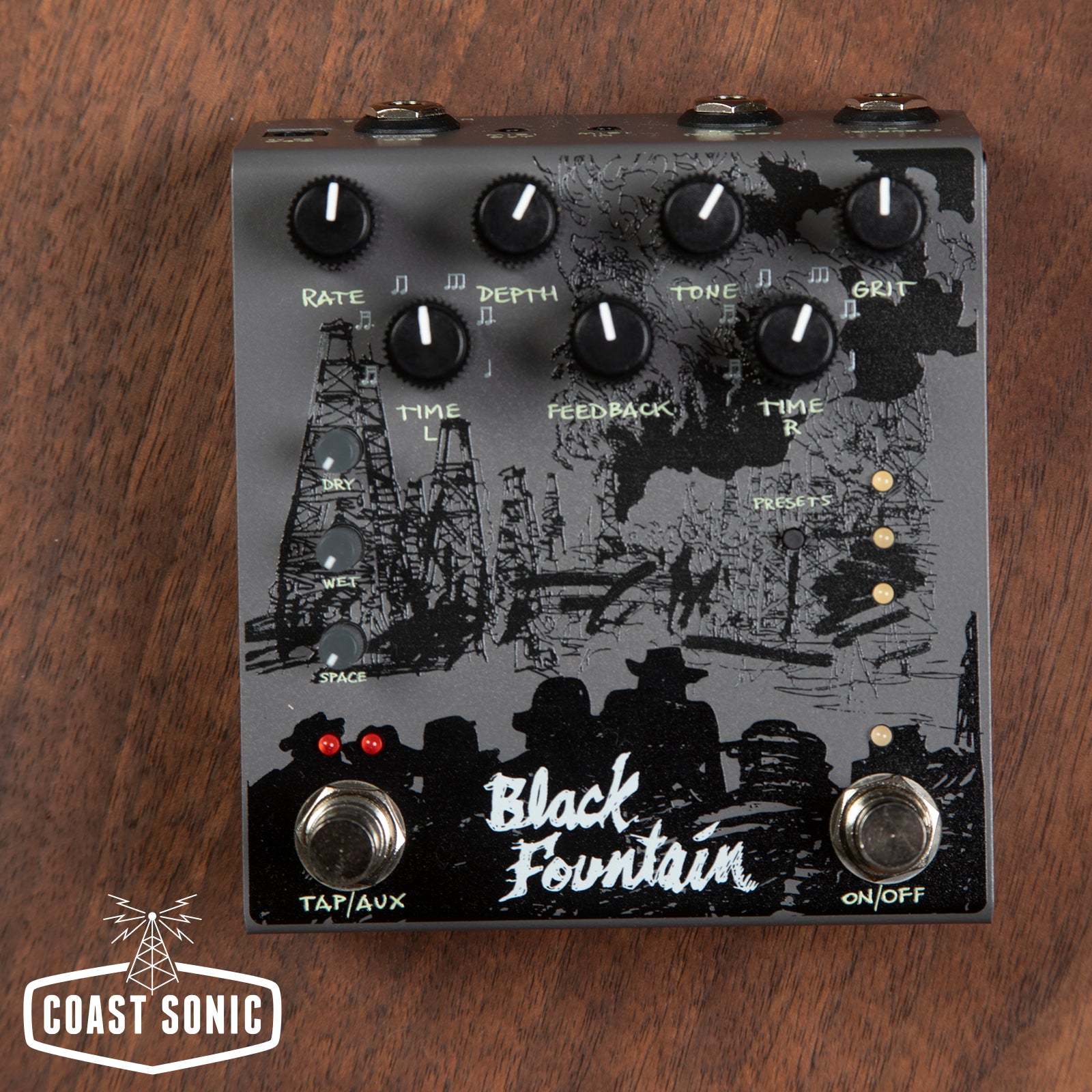 Old Blood Noise Endeavors Black Fountain Stereo - Slate
