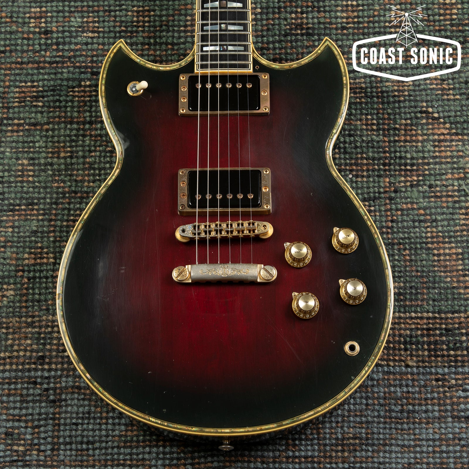1984 Yamaha Custom SG3000 Professional Wine Burst Made In Japan