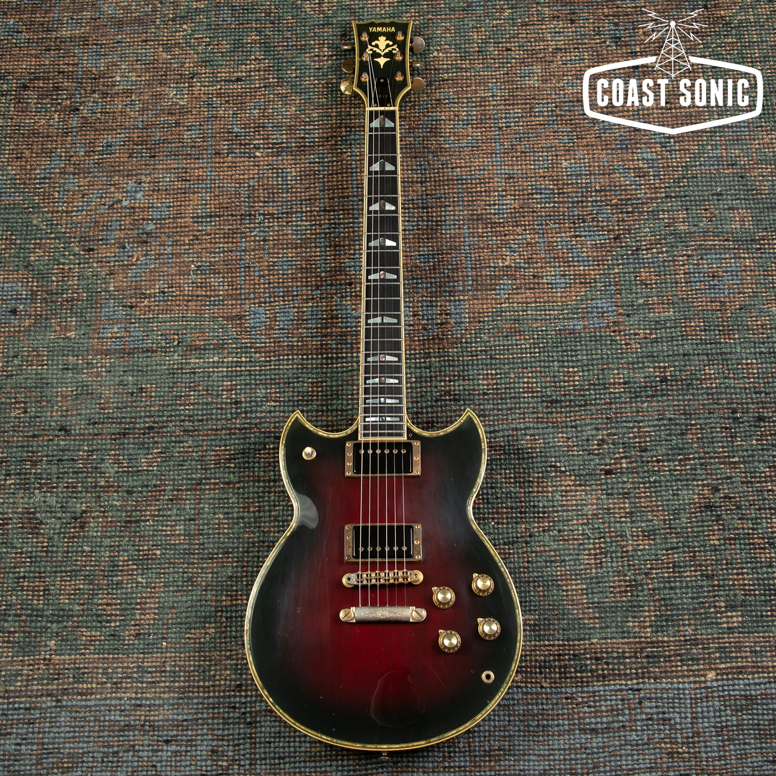 1984 Yamaha Custom SG3000 Professional Wine Burst Made In Japan
