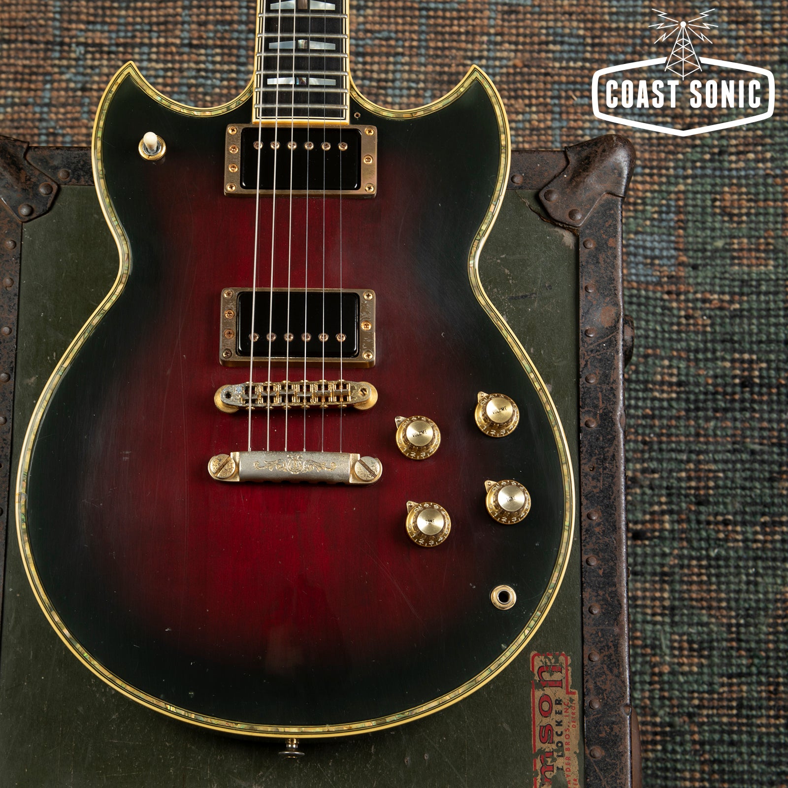 1984 Yamaha Custom SG3000 Professional Wine Burst Made In Japan
