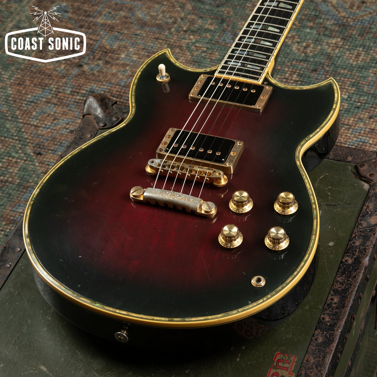 1984 Yamaha Custom SG3000 Professional Wine Burst Made In Japan
