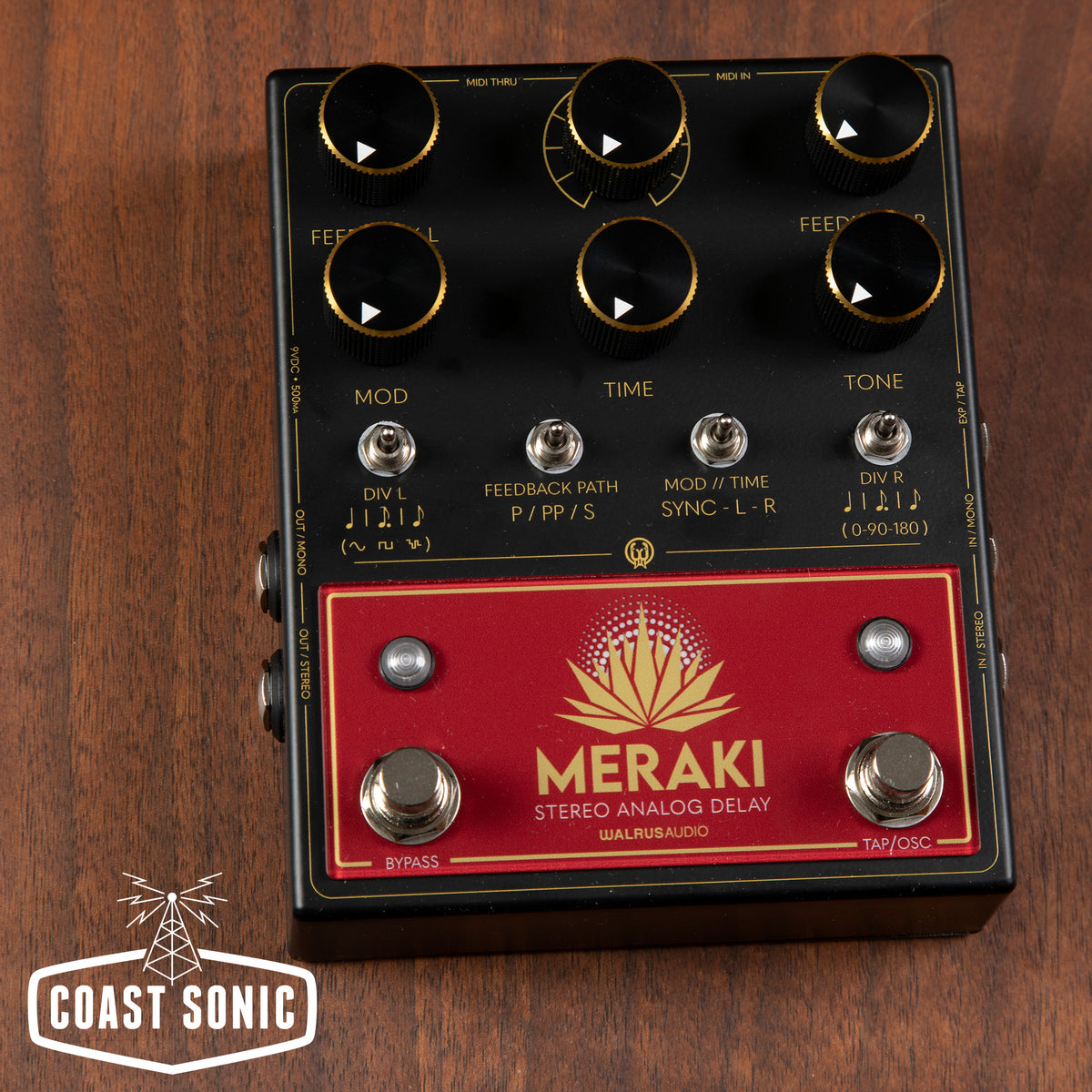 Walrus Audio Meraki Stereo Analog Dual Delay – Coast Sonic