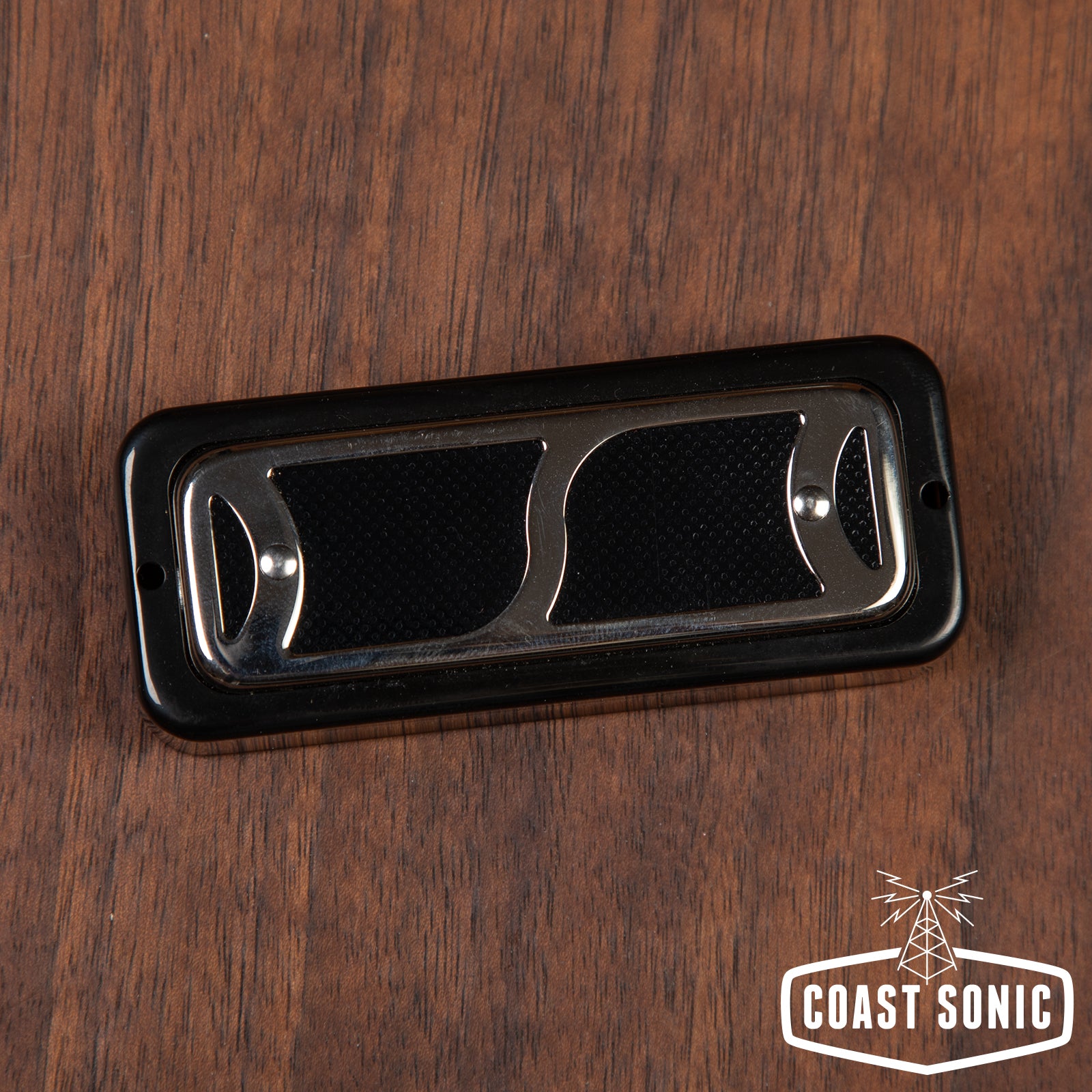 Curtis Novak Goldfoil S-Grille Black Soapbar Neck Pickup