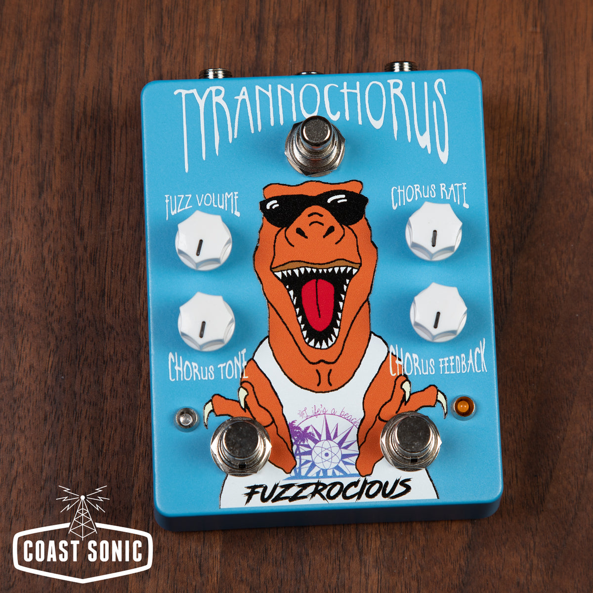 Fuzzrocious Pedals Tyrannochorus Chorus Fuzz