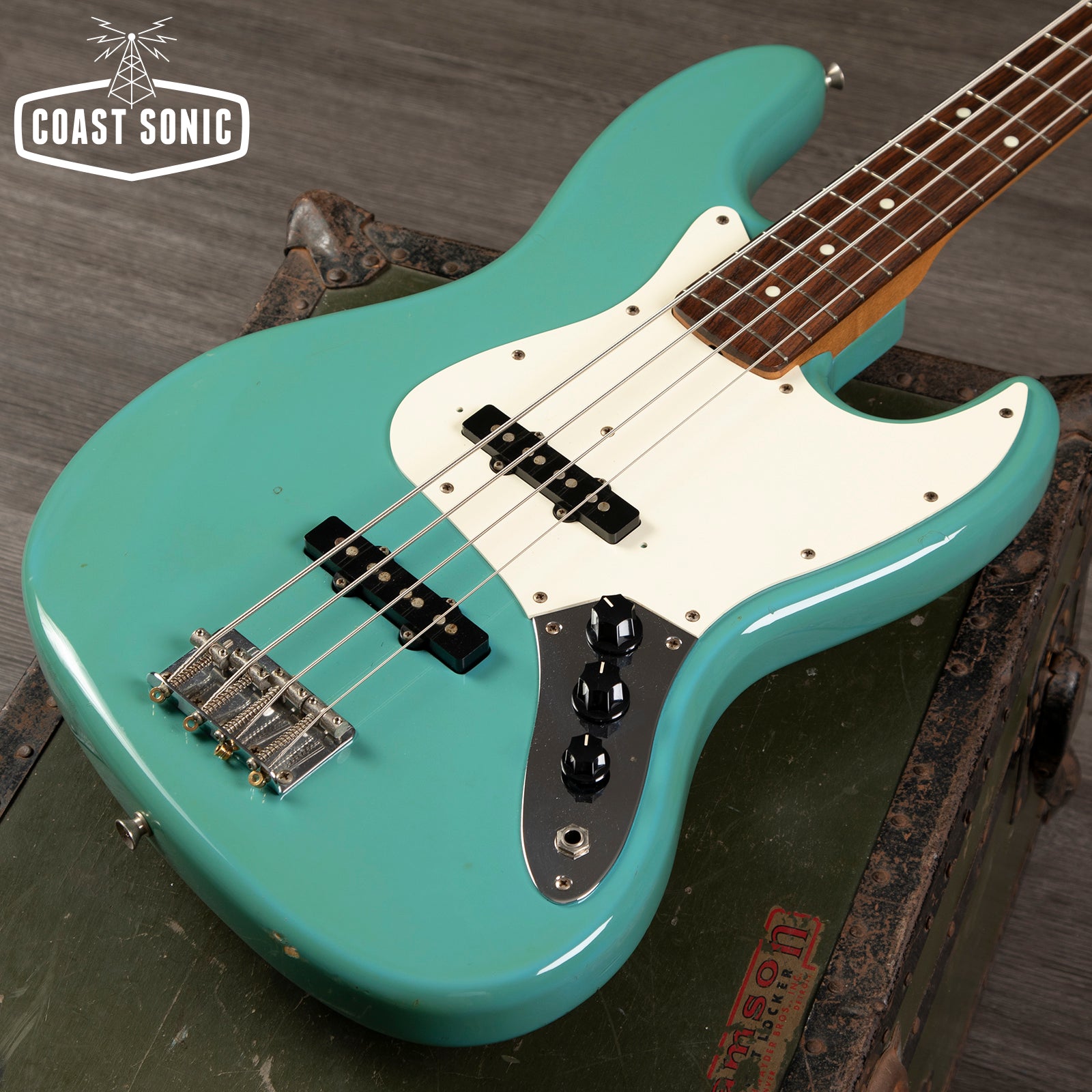 1995 Fender MIJ Precision Bass-Sonic Blue