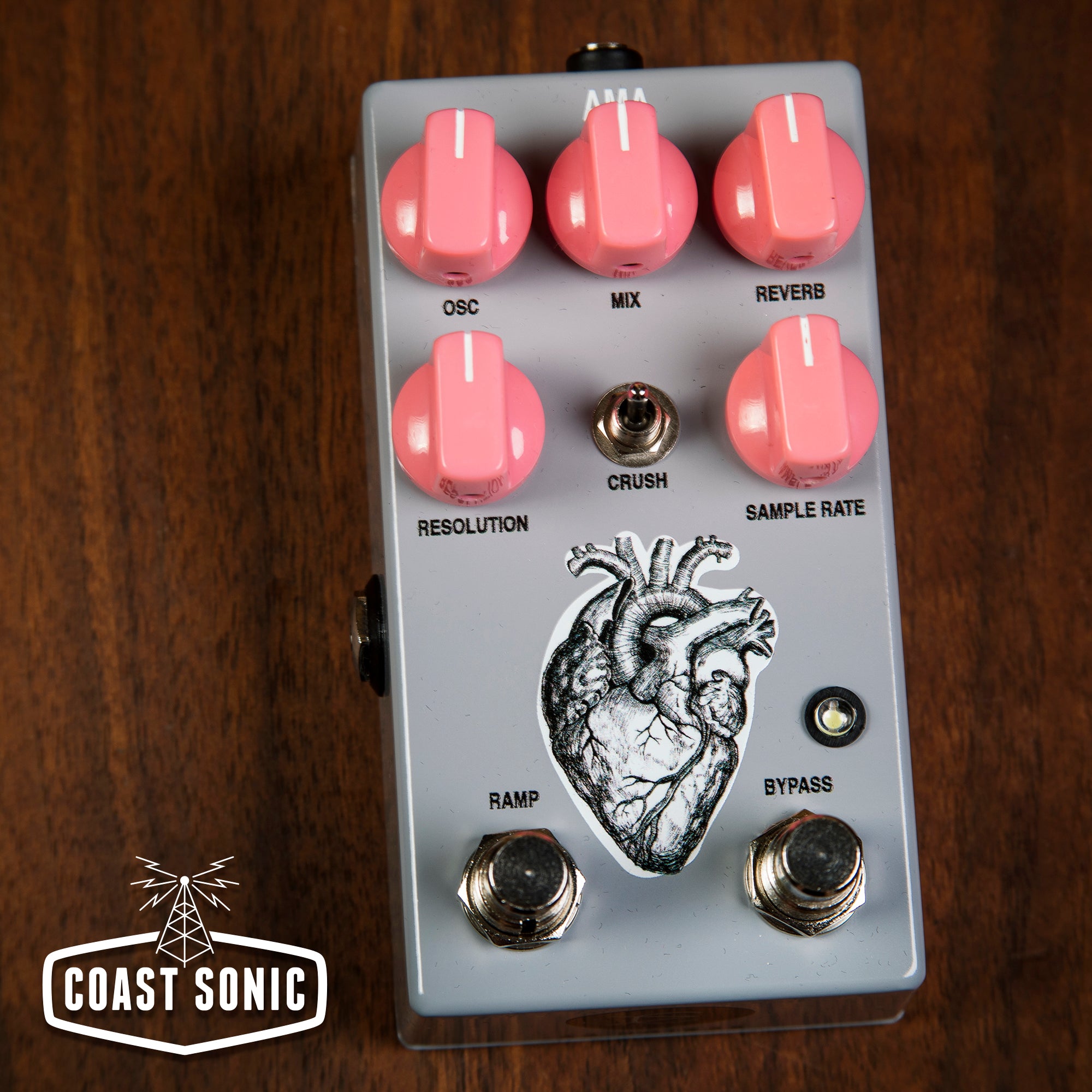 AC Noises AMA v.2 Reverb w/ Oscillator + Bit Crusher