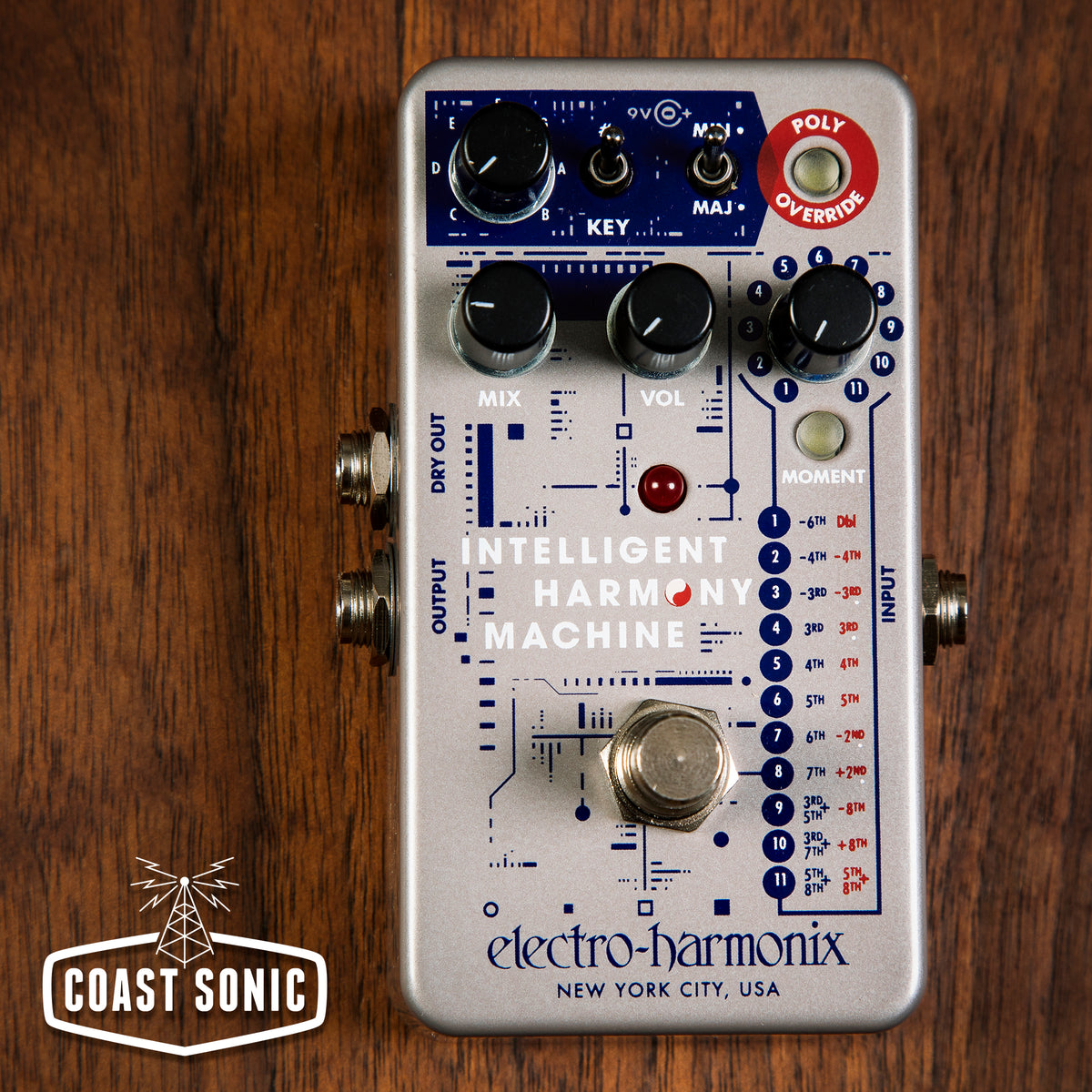 guitar harmony pedal Electro-Harmonix Intelligent Harmony Machine Harmonizer Pedal