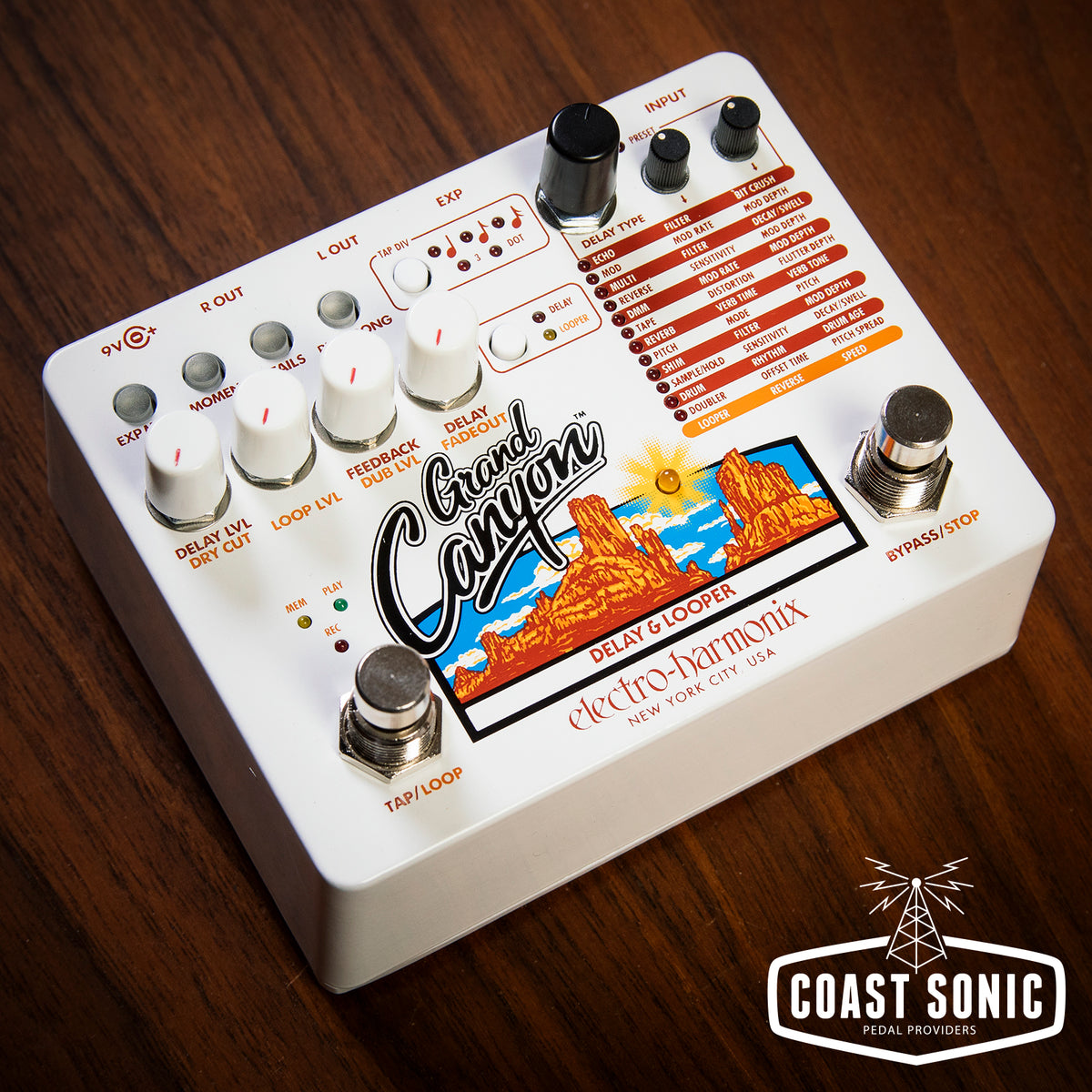 grand canyon pedal Electro Harmonix Grand Canyon Delay & Looper Pedal
