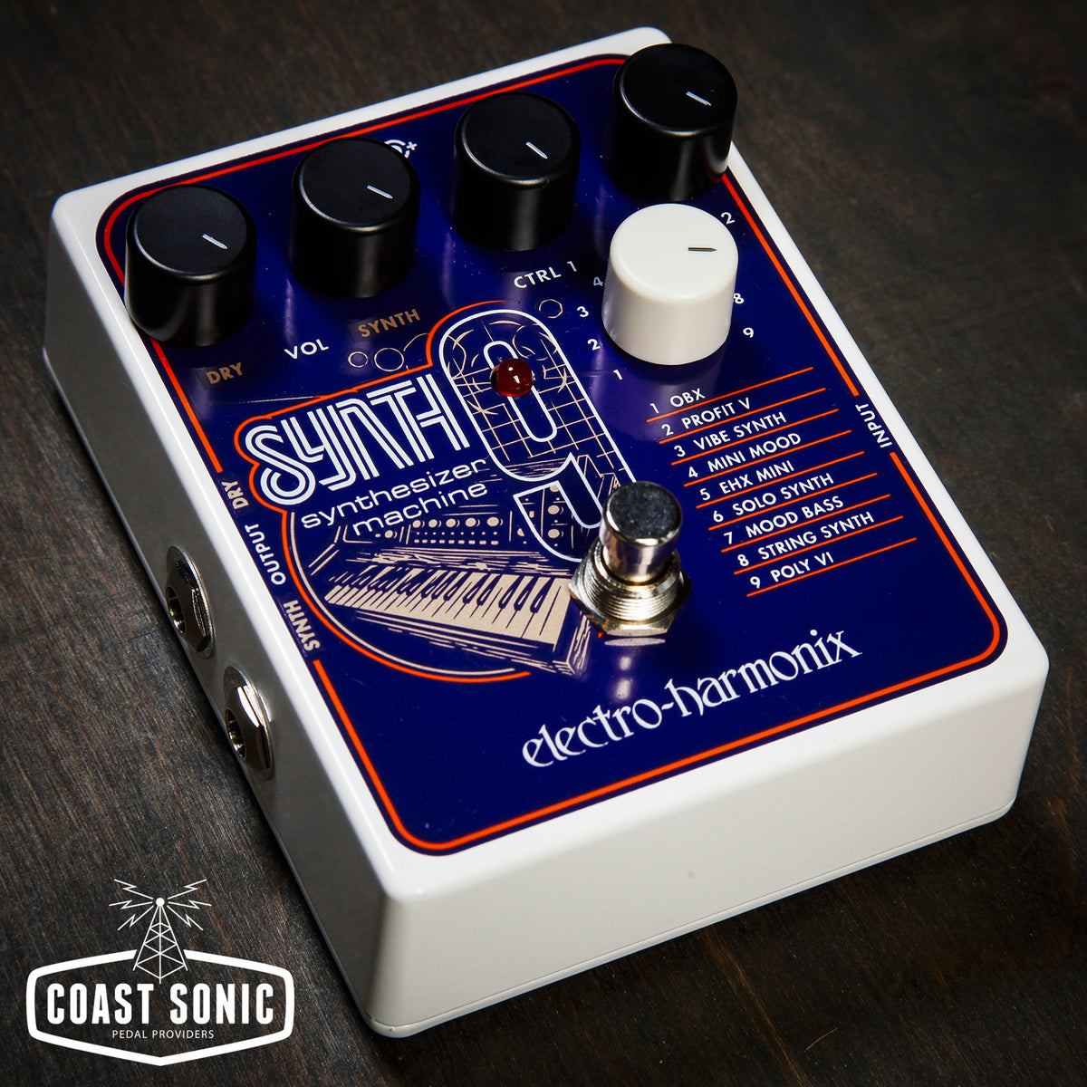 synth9 pedal Electro Harmonix SYNTH9 Synthesizer Machine Pedal