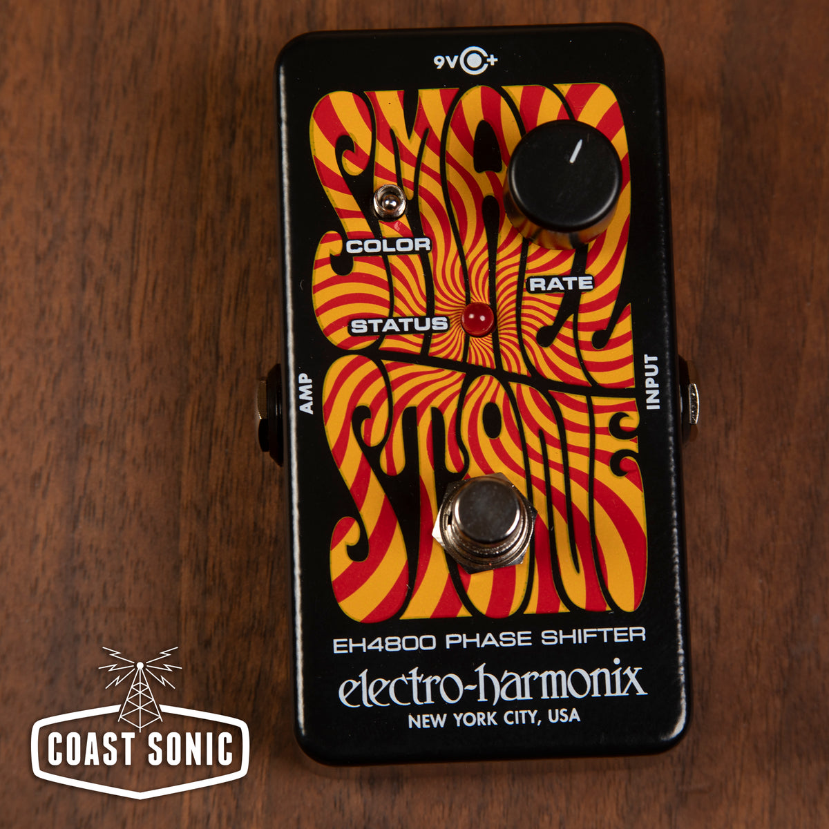 small stone pedal Electro-Harmonix Phase Shifter Kappa Shirt hollowing out the sound Color:Deep Purple/Black Pro-Fahrrad