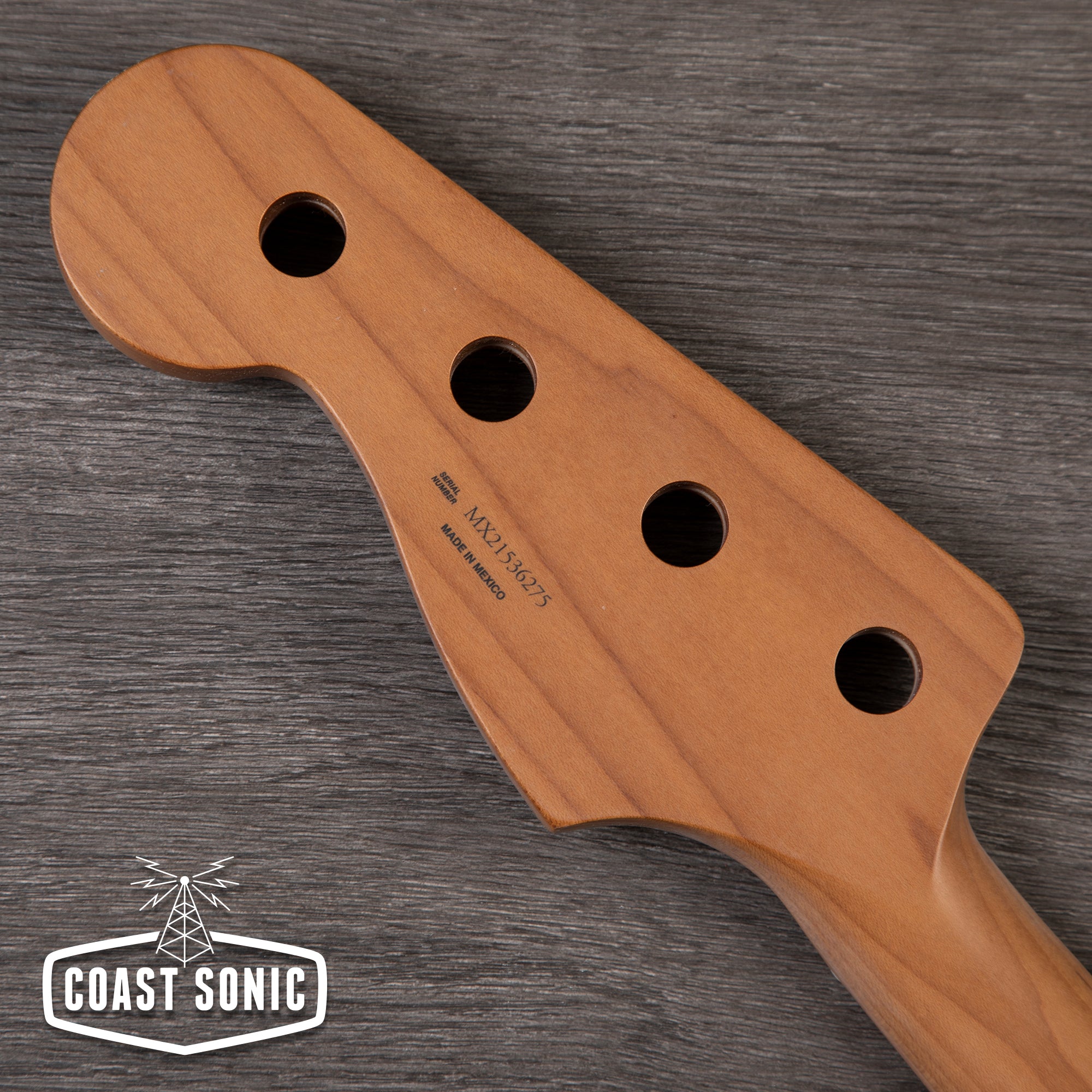 Fender Roasted Maple Jazz Bass Neck- Maple Fretboard