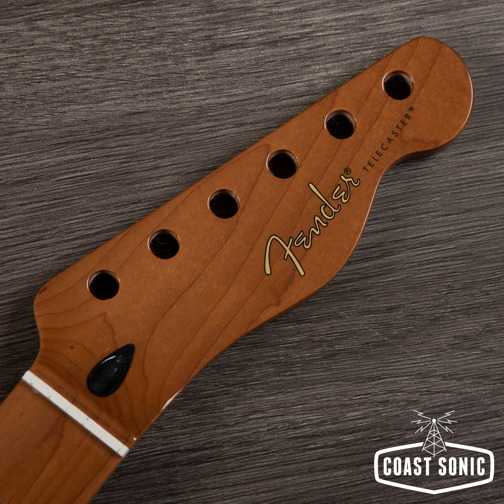 Fender Roasted Maple Telecaster Neck Flat Oval Shape