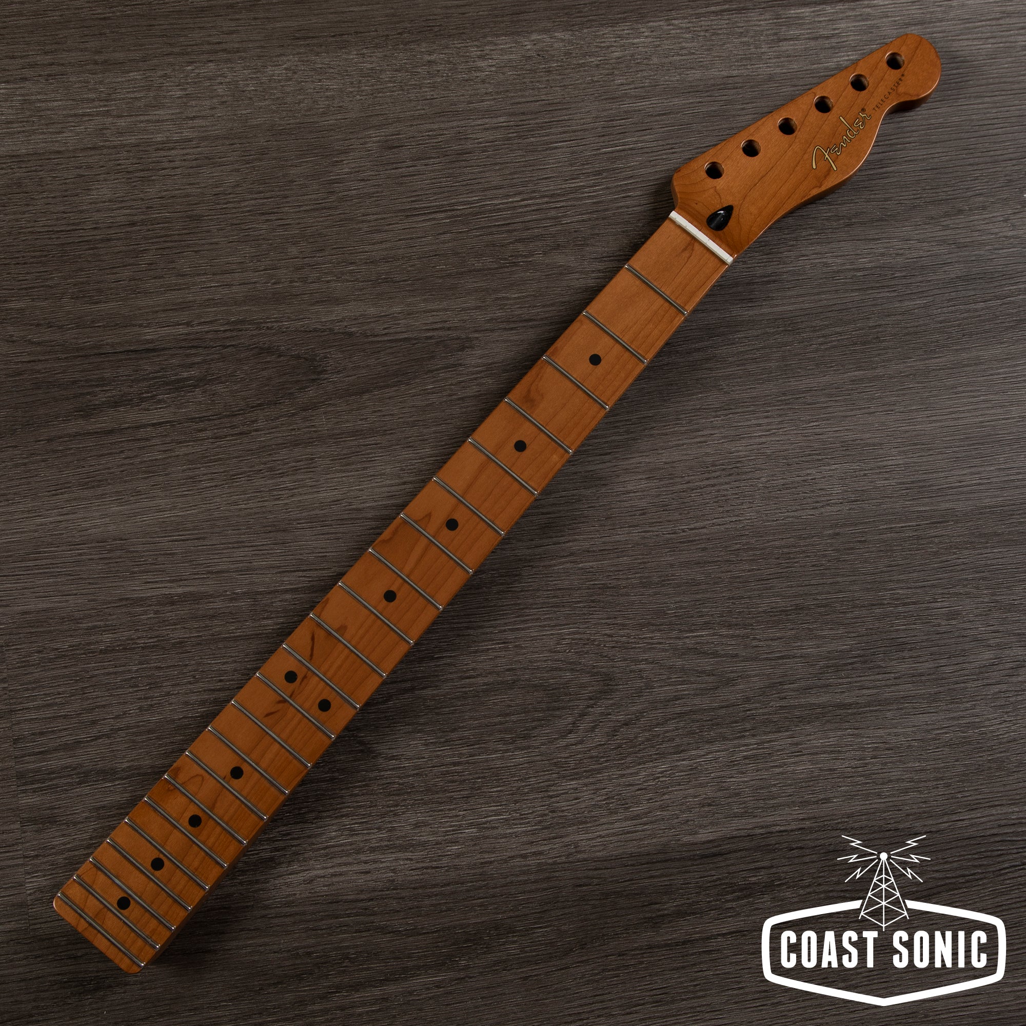 Fender Roasted Maple Telecaster Neck Flat Oval Shape