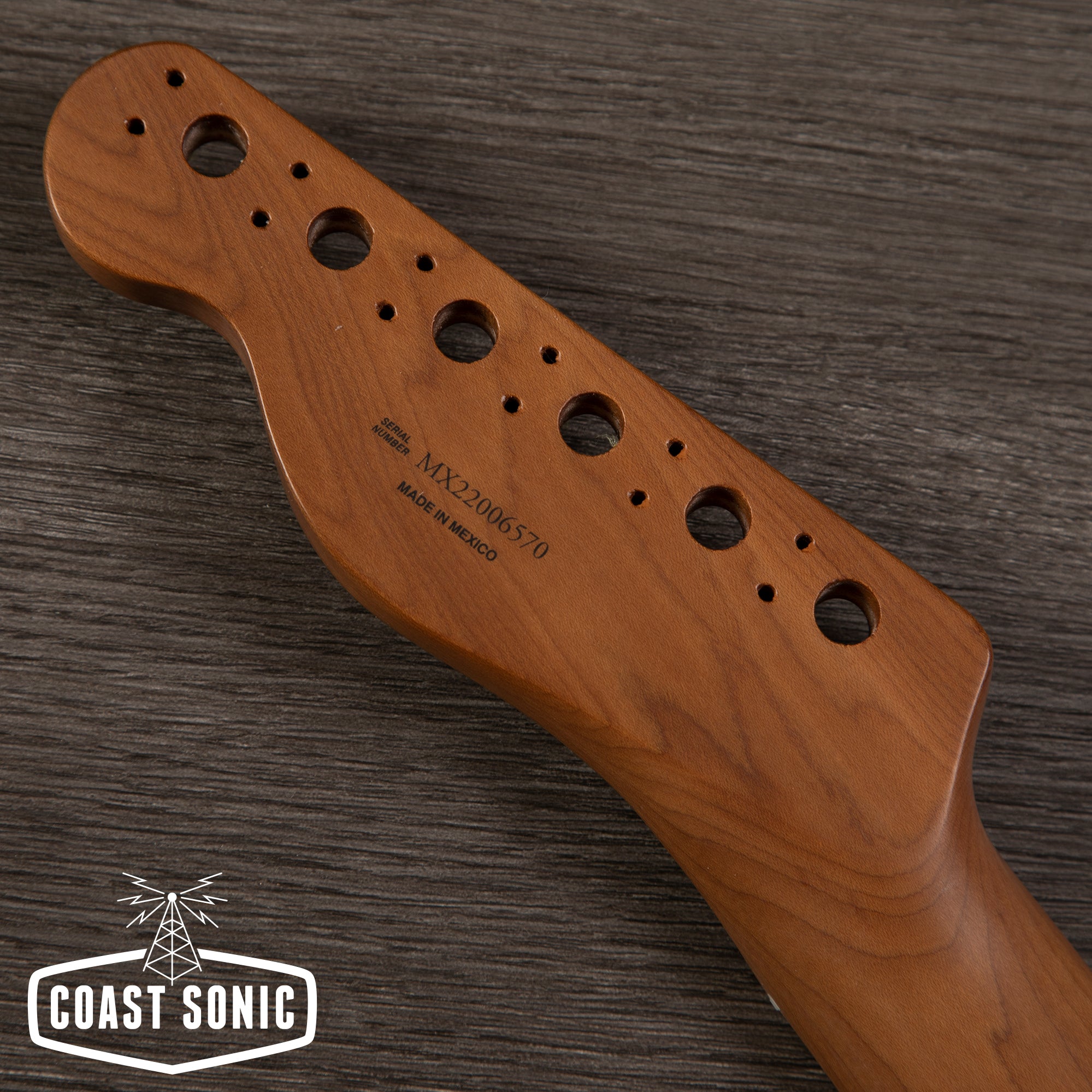 Fender Roasted Maple Telecaster Neck Flat Oval Shape