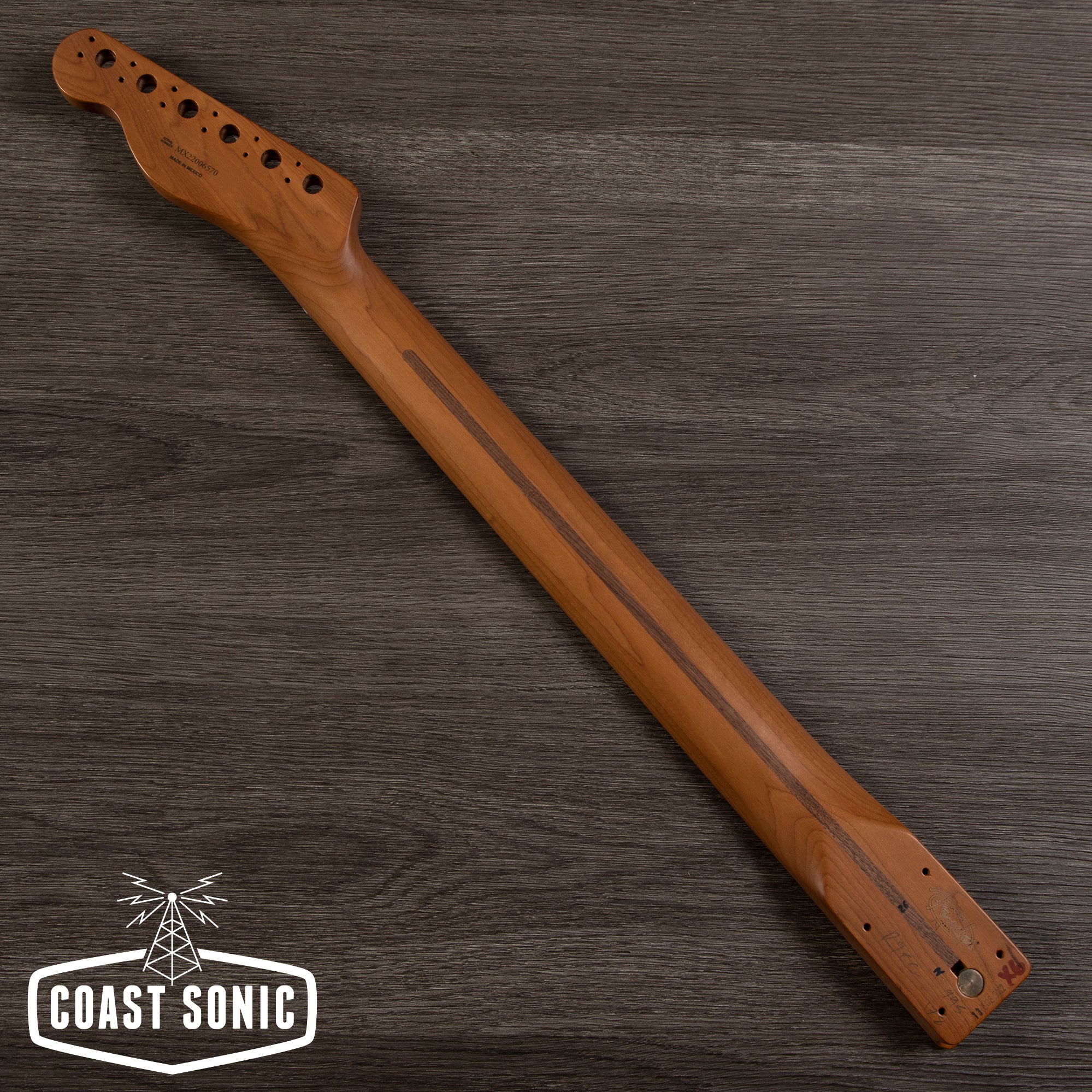 Fender Roasted Maple Telecaster Neck Flat Oval Shape